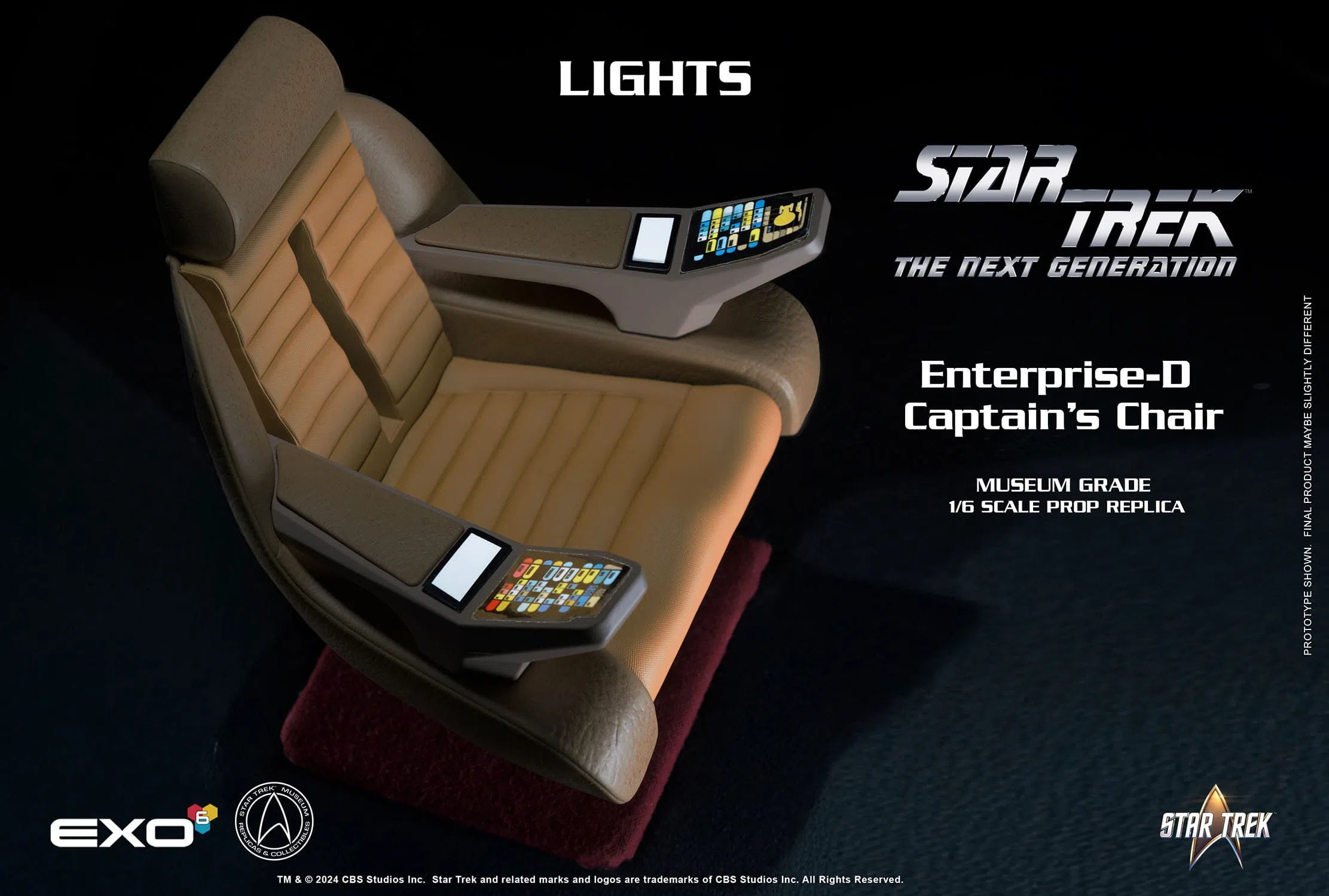 Star Trek: The Next Generation: Captains Chair: Sixth Scale EXO-6