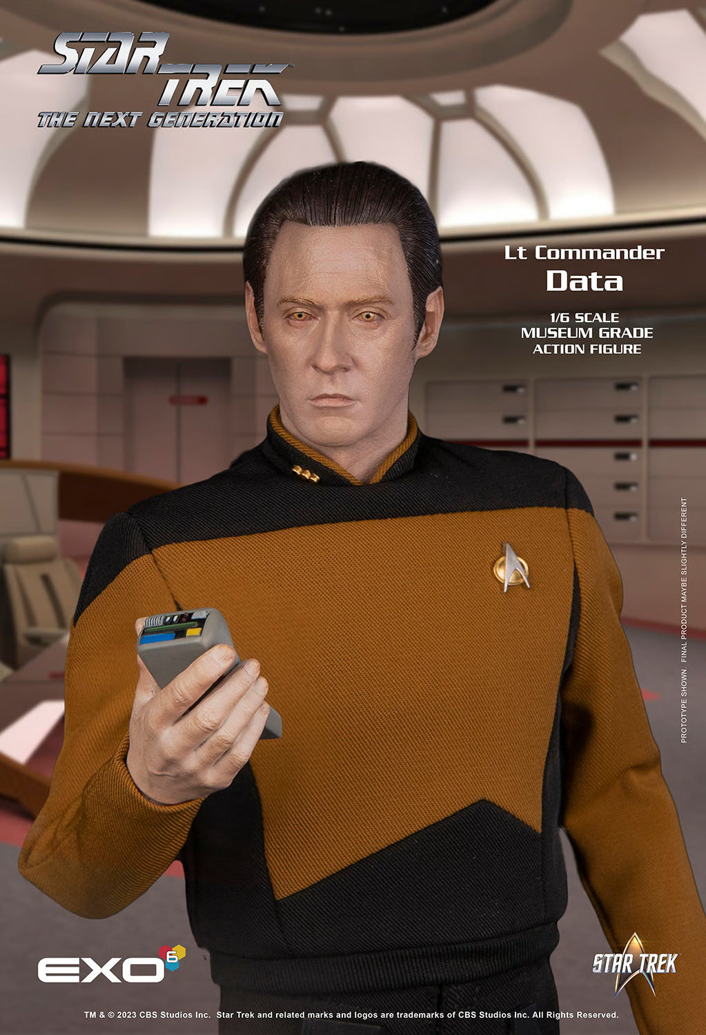 Star Trek: The Next Generation: Lt. Commander Data: Standard Version: Reissue - EXO-6 Action Figures