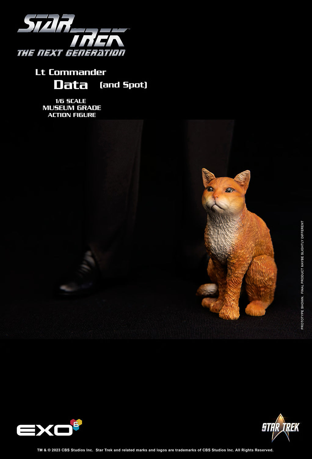 Star Trek: The Next Generation: Lt. Commander Data: Standard Version: Reissue - EXO-6 Action Figures