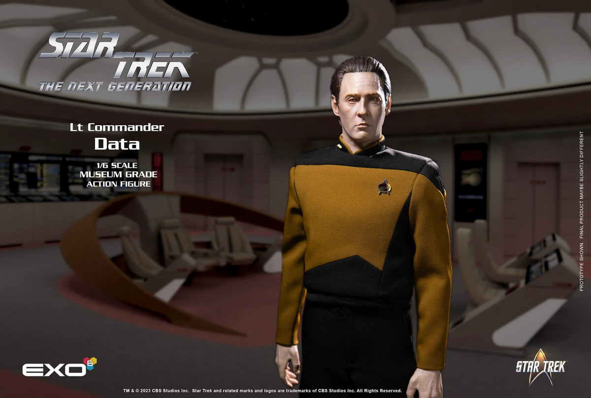 Star Trek: The Next Generation: Lt. Commander Data: Standard Version: Reissue - EXO-6 Action Figures