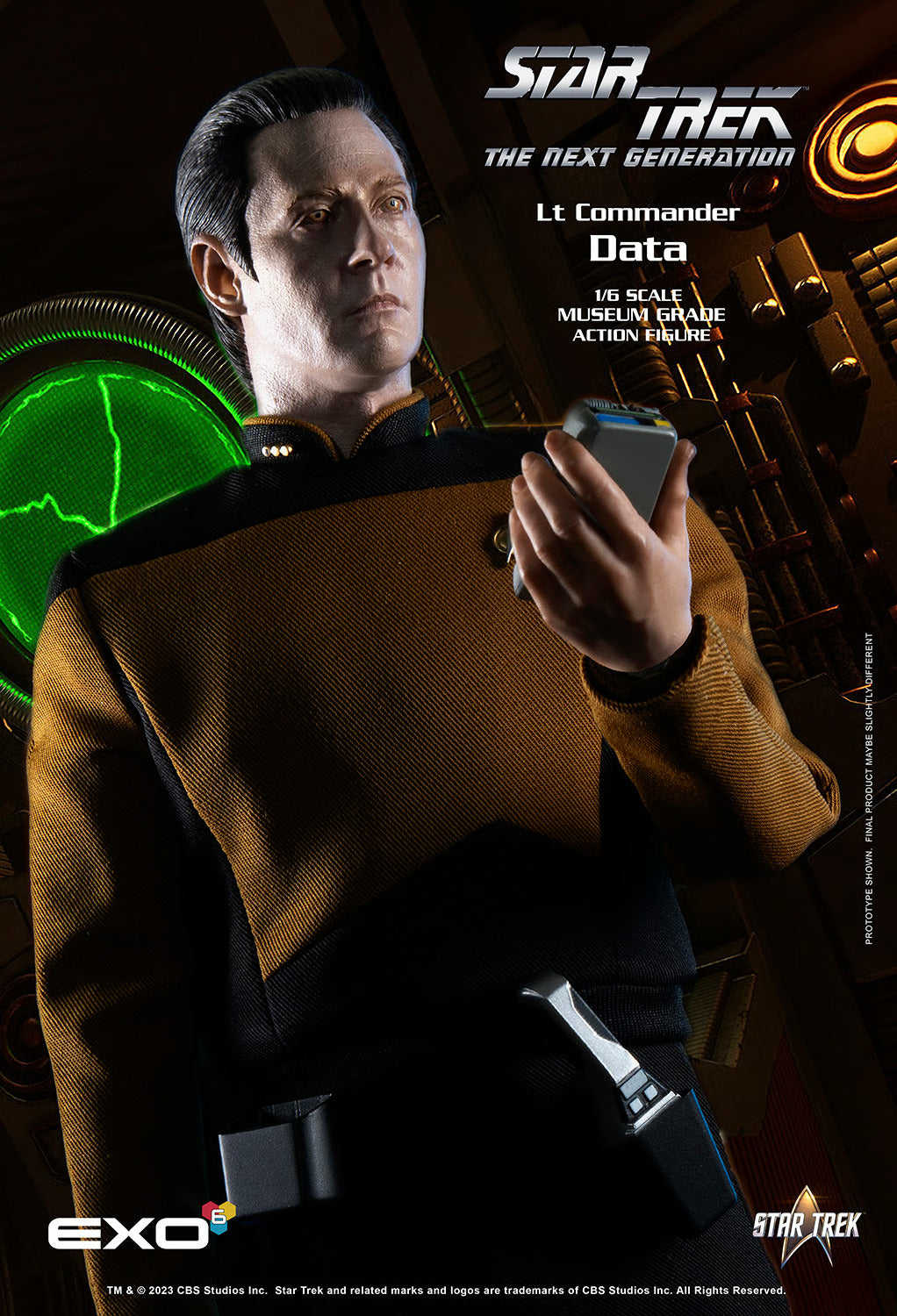 Star Trek: The Next Generation: Lt. Commander Data: Standard Version: Reissue - EXO-6 Action Figures