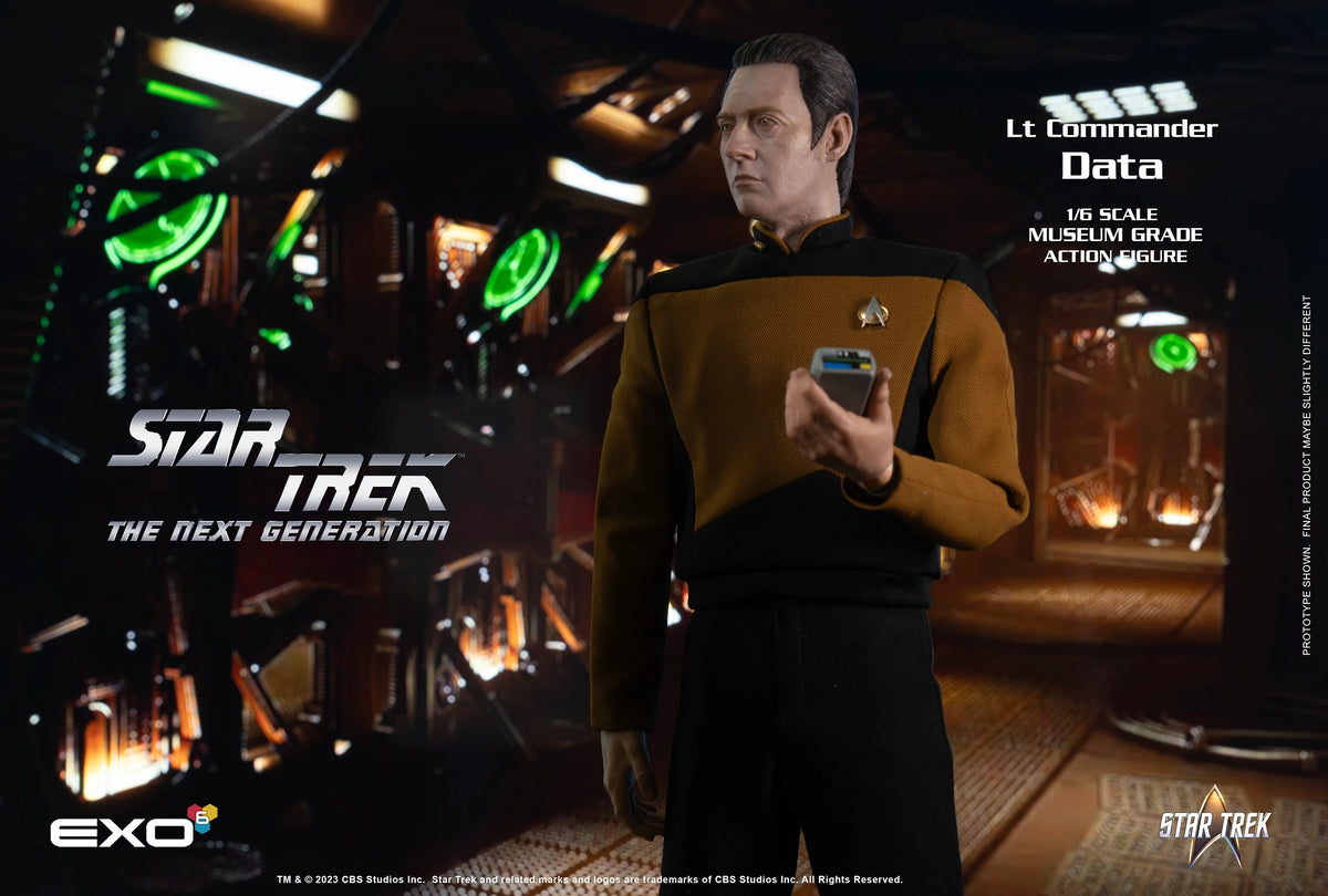 Star Trek: The Next Generation: Lt. Commander Data: Standard Version: Reissue - EXO-6 Action Figures