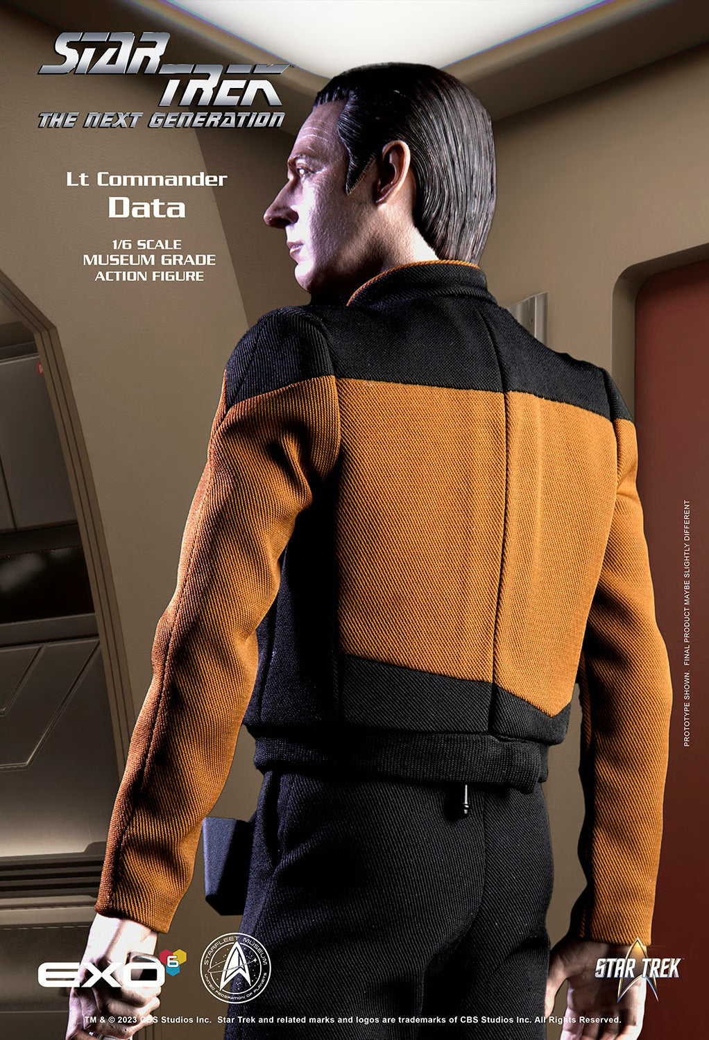 Star Trek: The Next Generation: Lt. Commander Data: Standard Version: Reissue - EXO-6 Action Figures