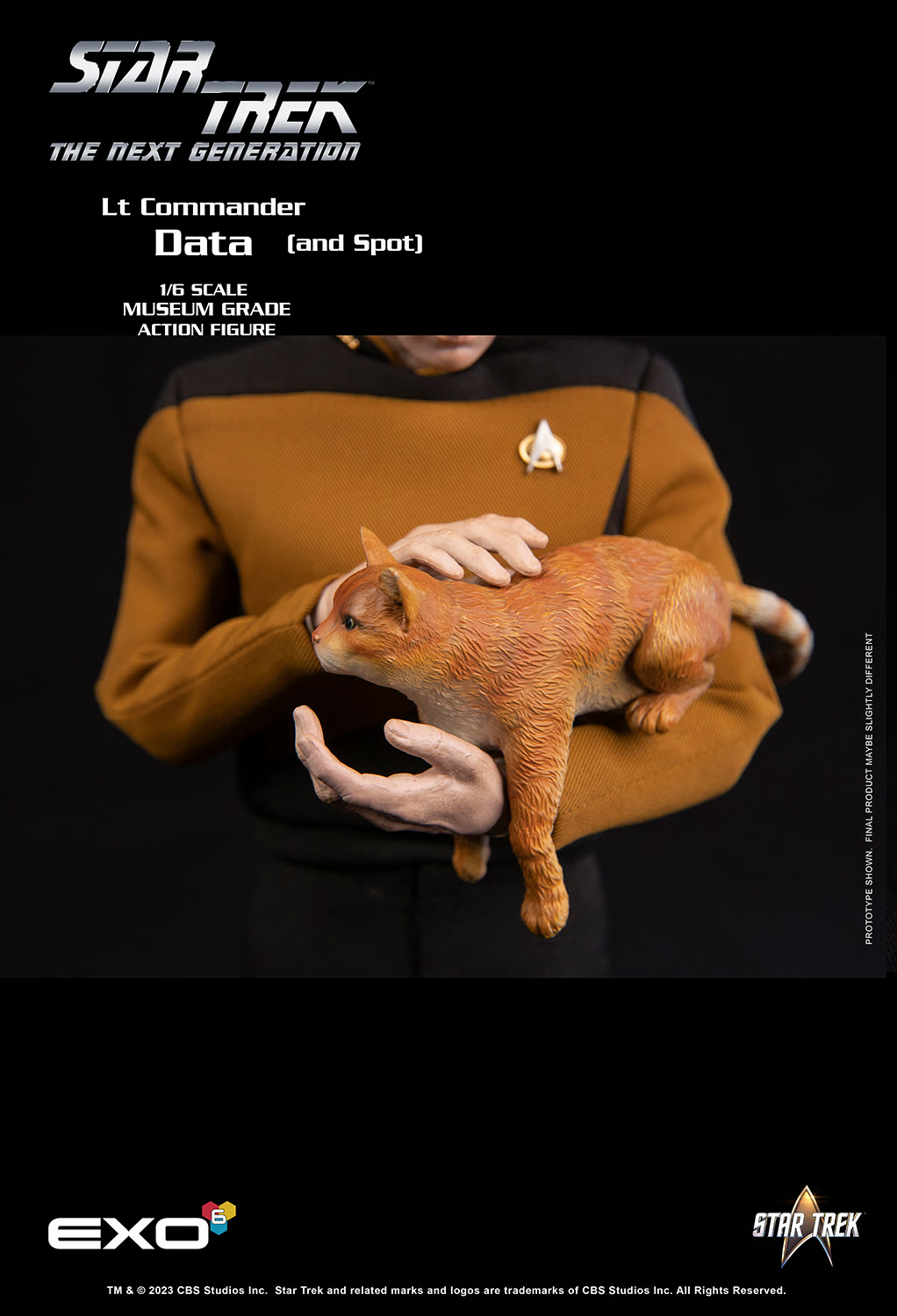 Star Trek: The Next Generation: Lt. Commander Data: Standard Version: Reissue EXO-6