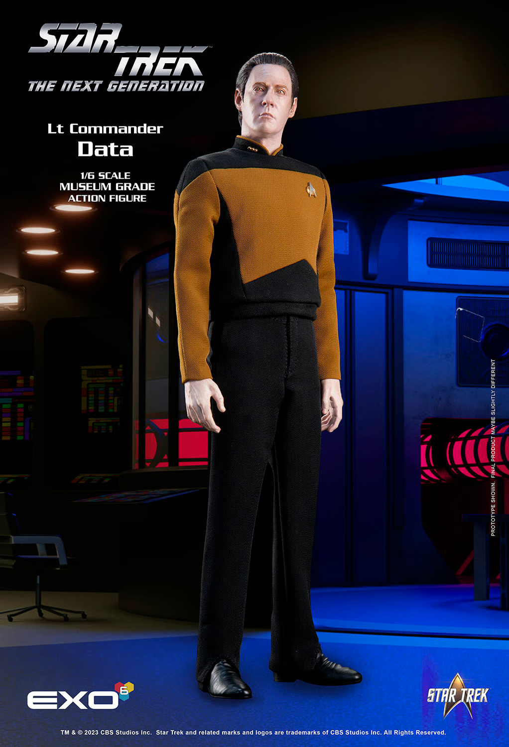 Star Trek: The Next Generation: Lt. Commander Data: Standard Version: Reissue EXO-6