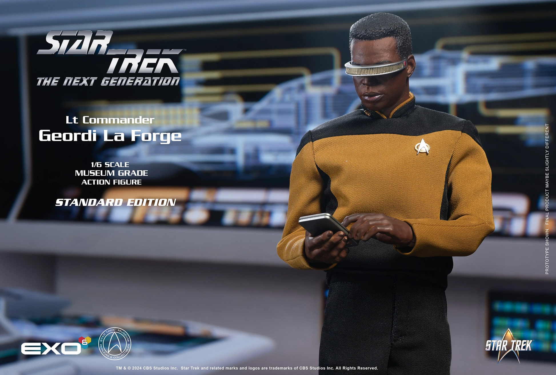 Star Trek: The Next Generation: Lt. Commander Geordi La Forge: Standard Version: Reissue EXO-6