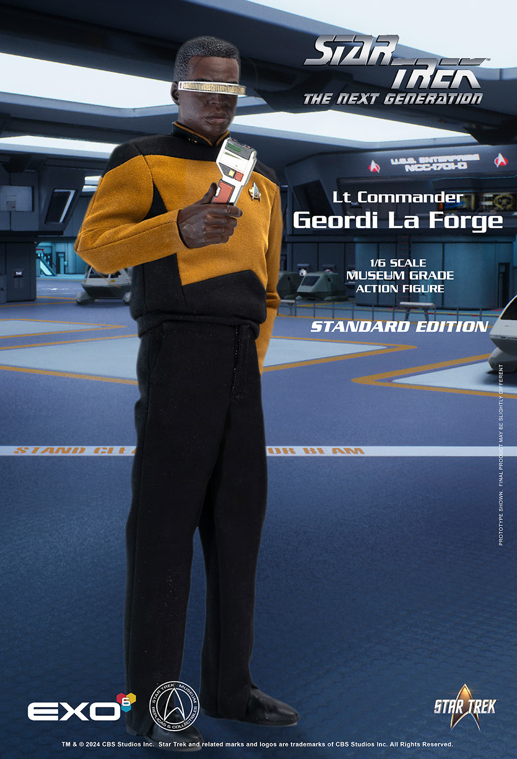 Star Trek: The Next Generation: Lt. Commander Geordi La Forge: Standard Version: Reissue EXO-6