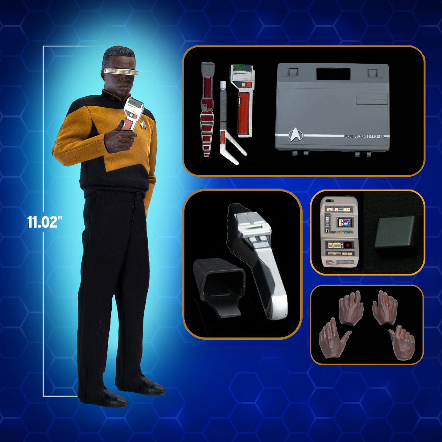 Star Trek: The Next Generation: Lt. Commander Geordi La Forge: Standard Version: Reissue EXO-6