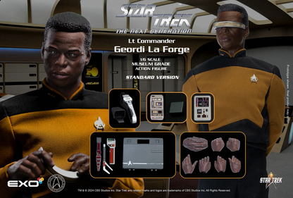 Star Trek: The Next Generation: Lt. Commander Geordi La Forge: Standard Version: Reissue - EXO-6 Action Figure