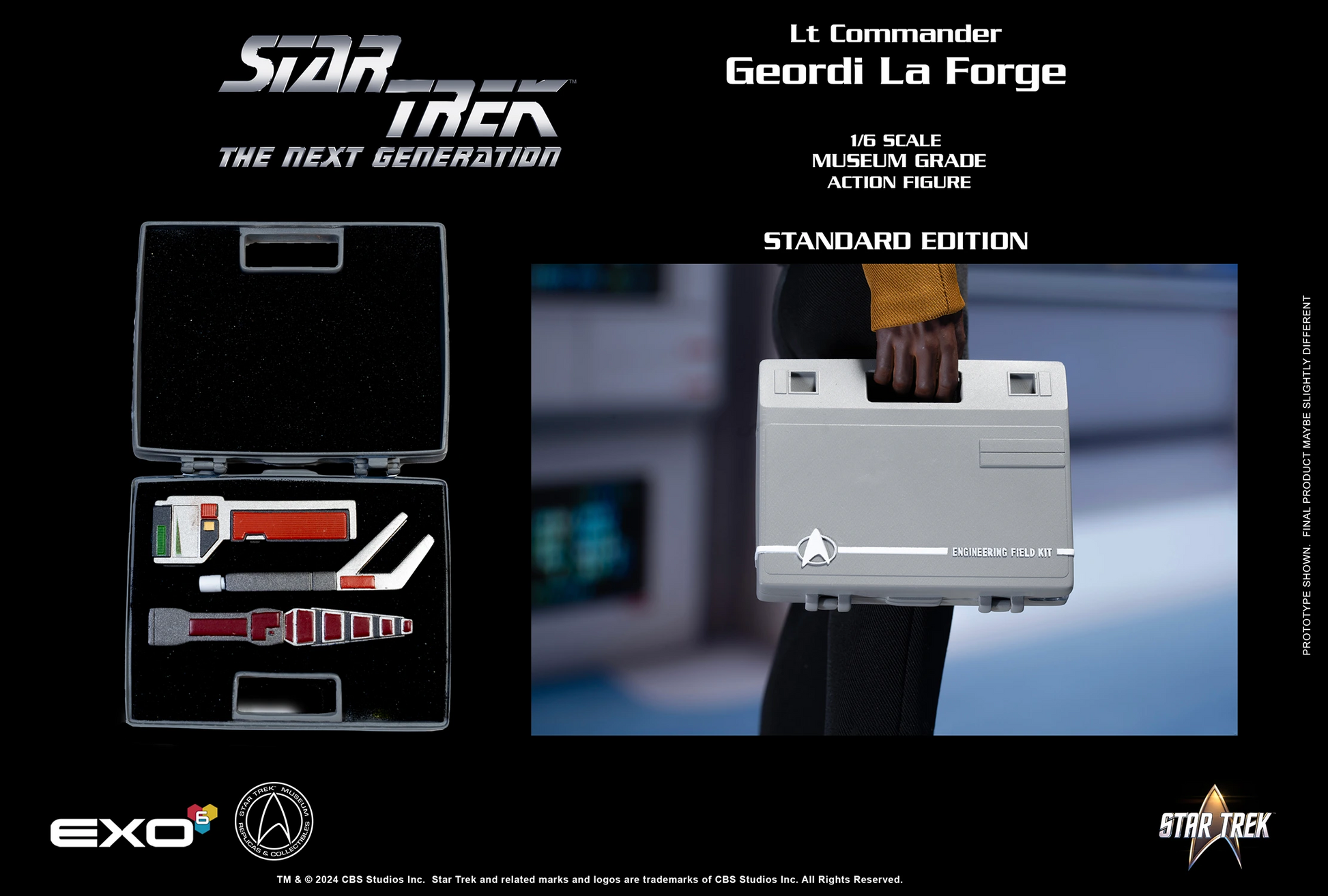Star Trek: The Next Generation: Lt. Commander Geordi La Forge: Standard Version: Reissue EXO-6