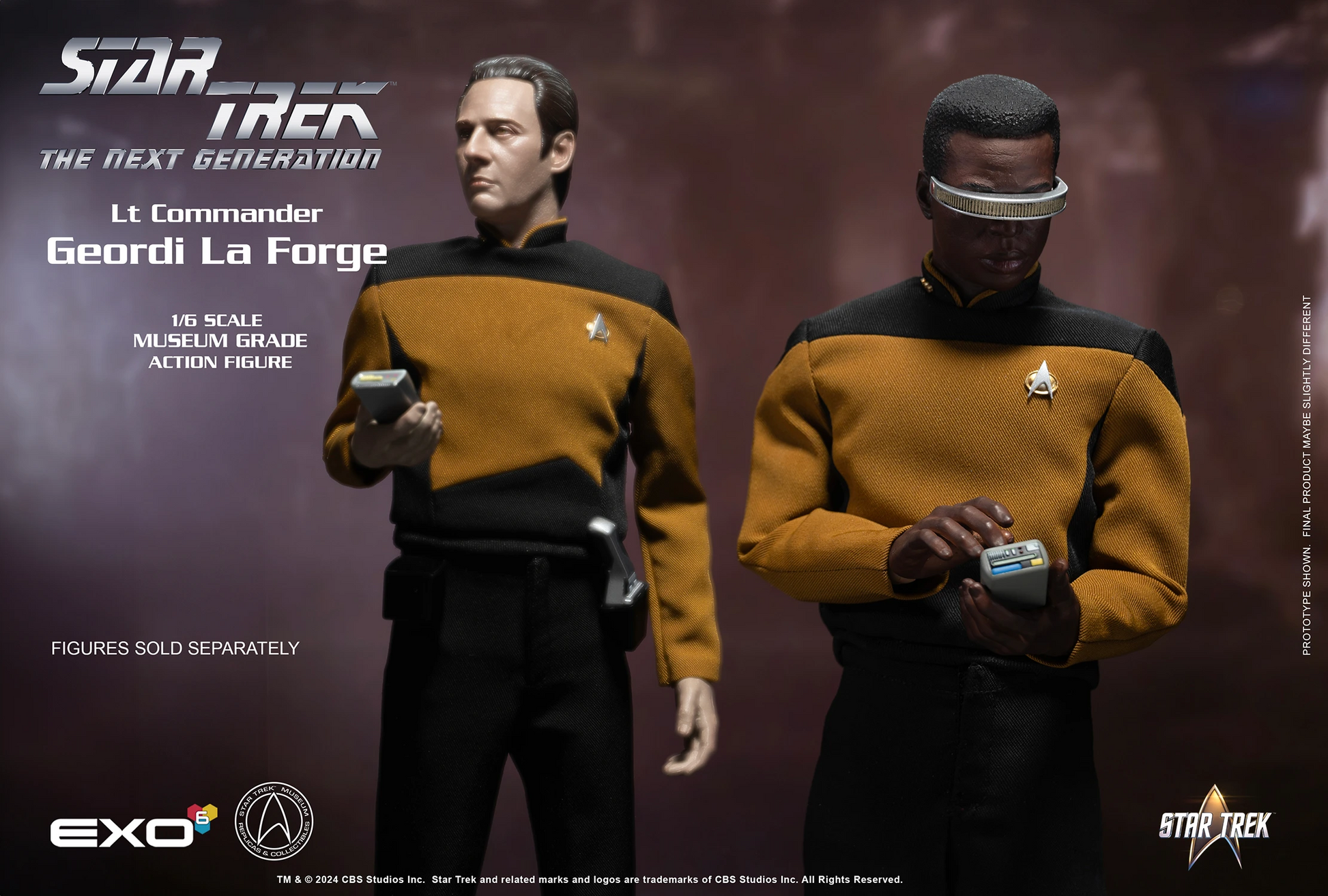 Star Trek: The Next Generation: Lt. Commander Geordi La Forge: Standard Version: Reissue EXO-6