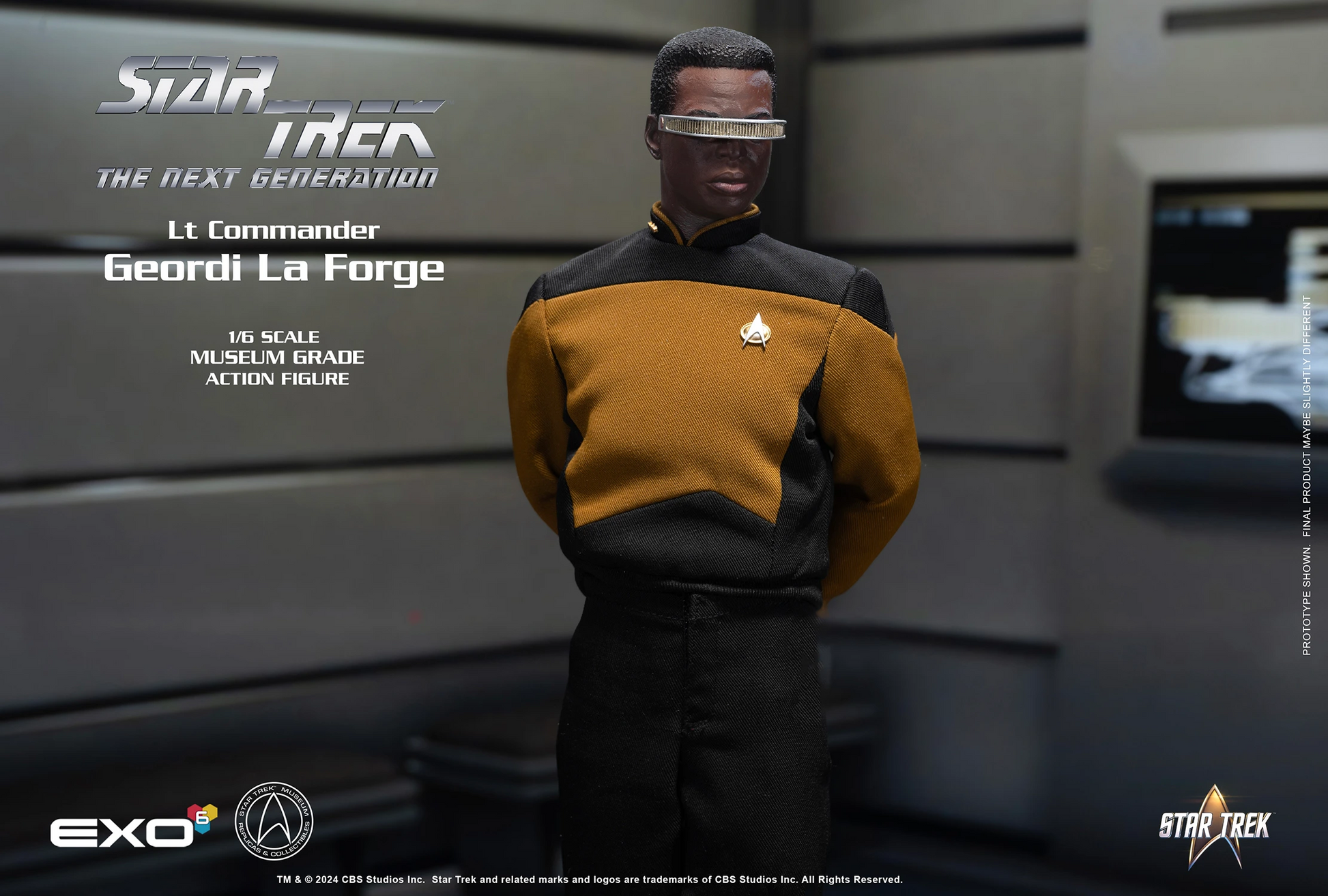 Star Trek: The Next Generation: Lt. Commander Geordi La Forge: Standard Version: Reissue EXO-6