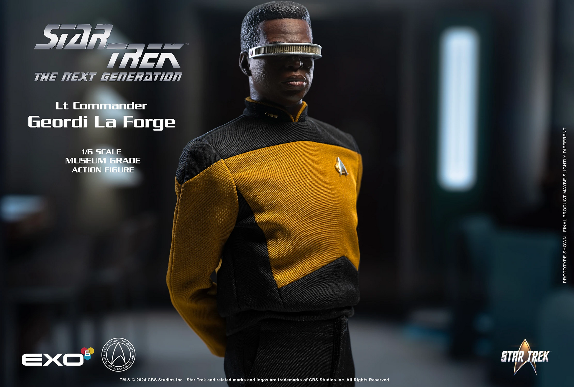 Star Trek: The Next Generation: Lt. Commander Geordi La Forge: Standard Version: Reissue EXO-6