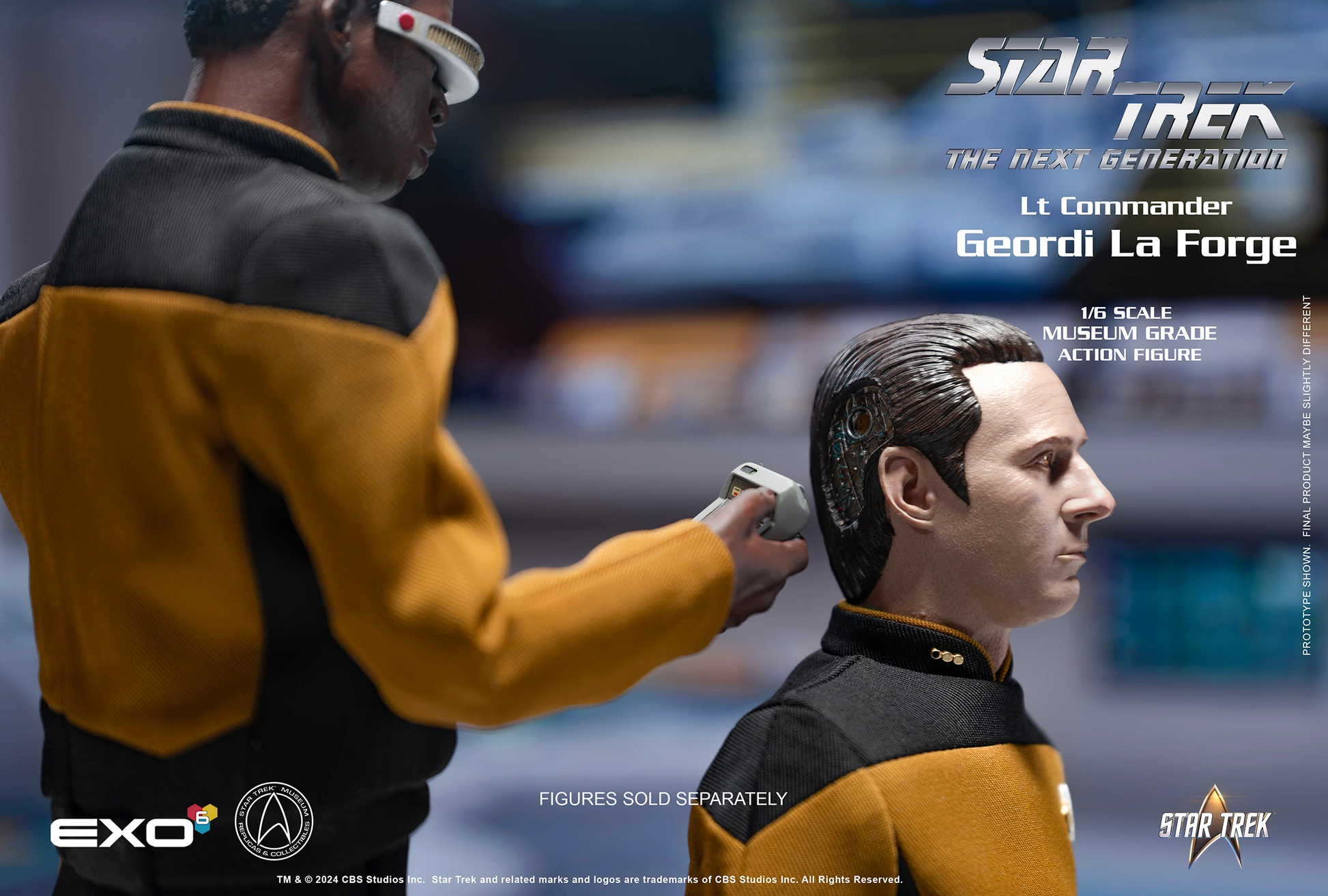 Star Trek: The Next Generation: Lt. Commander Geordi La Forge: Standard Version: Reissue EXO-6