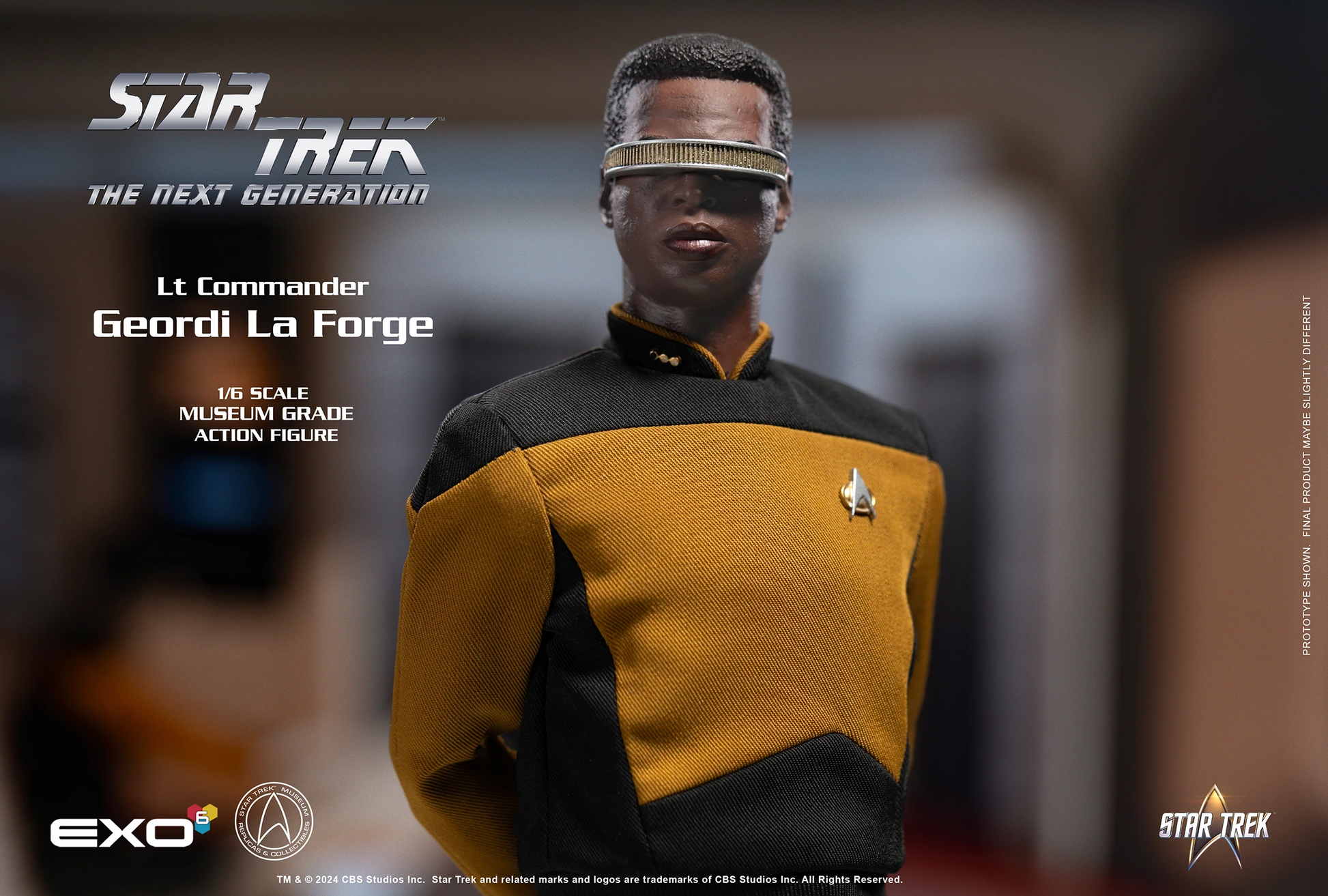 Star Trek: The Next Generation: Lt. Commander Geordi La Forge: Standard Version: Reissue EXO-6