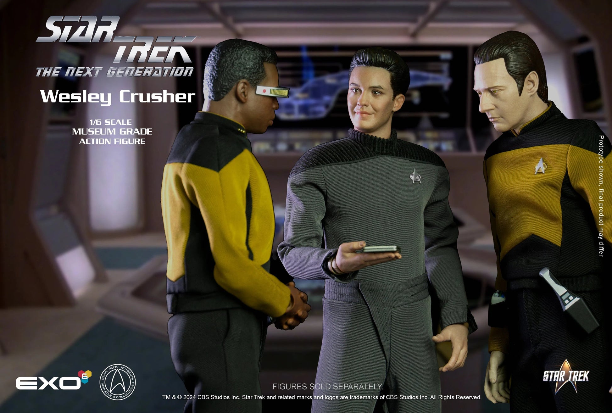 Star Trek: The Next Generation: Wesley Crushery: Sixth Scale EXO-6