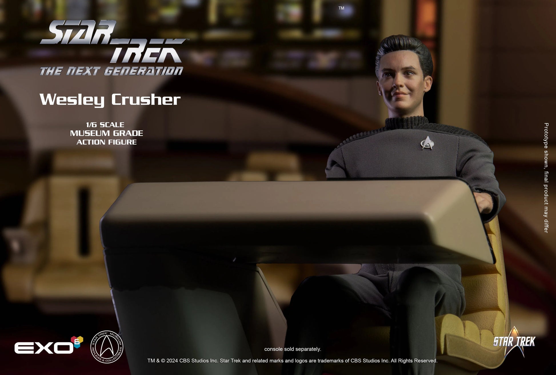 Star Trek: The Next Generation: Wesley Crushery: Sixth Scale EXO-6