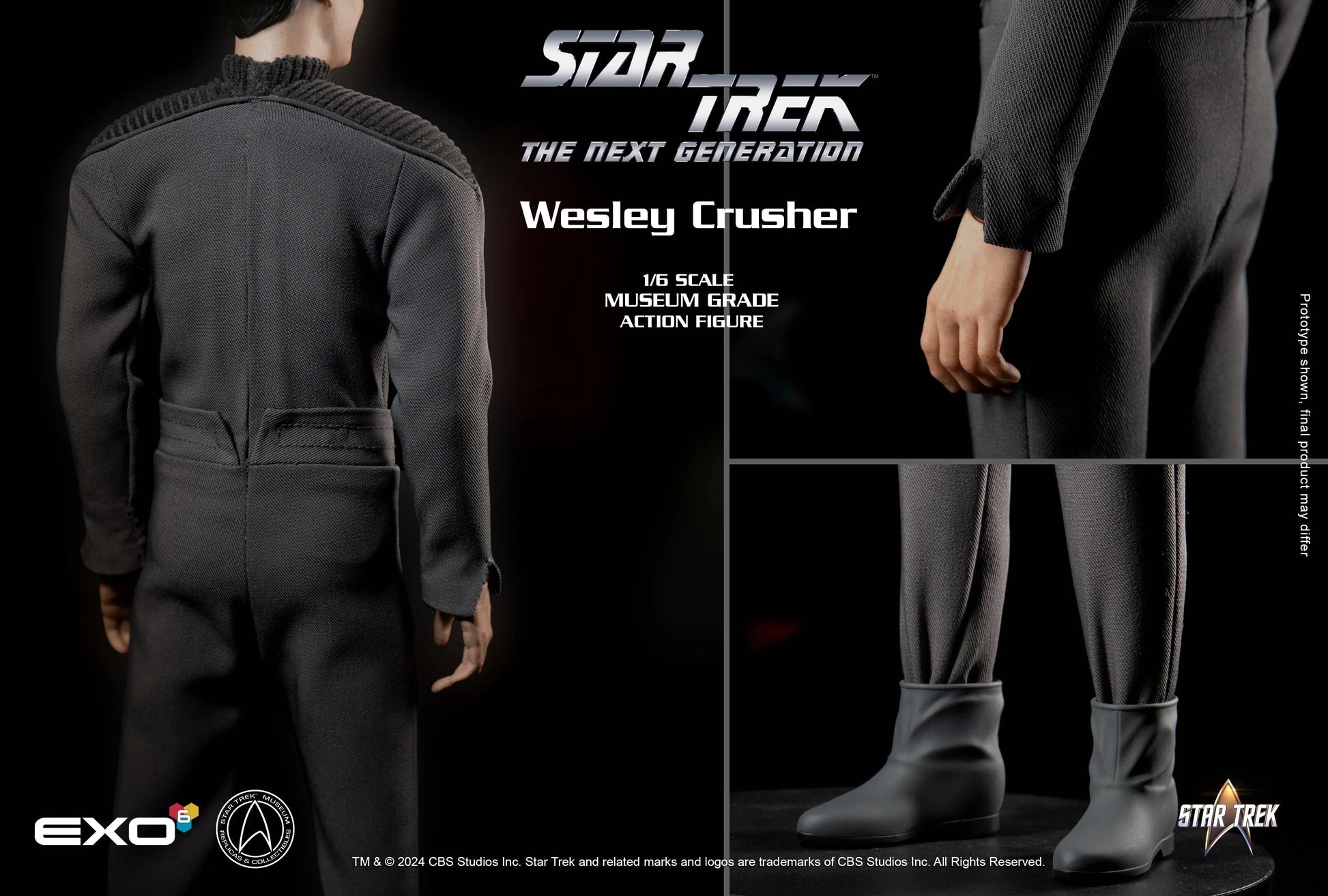 Star Trek: The Next Generation: Wesley Crushery: Sixth Scale EXO-6
