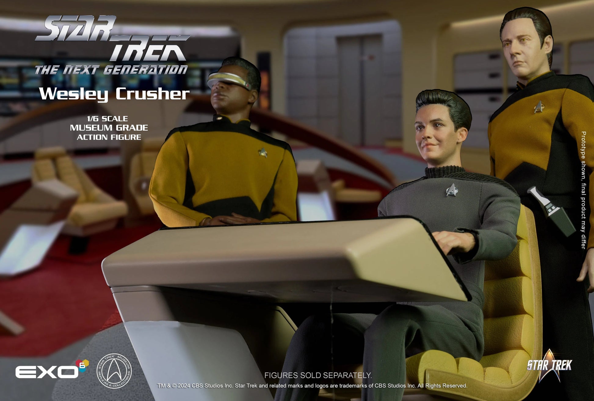 Star Trek: The Next Generation: Wesley Crushery: Sixth Scale EXO-6