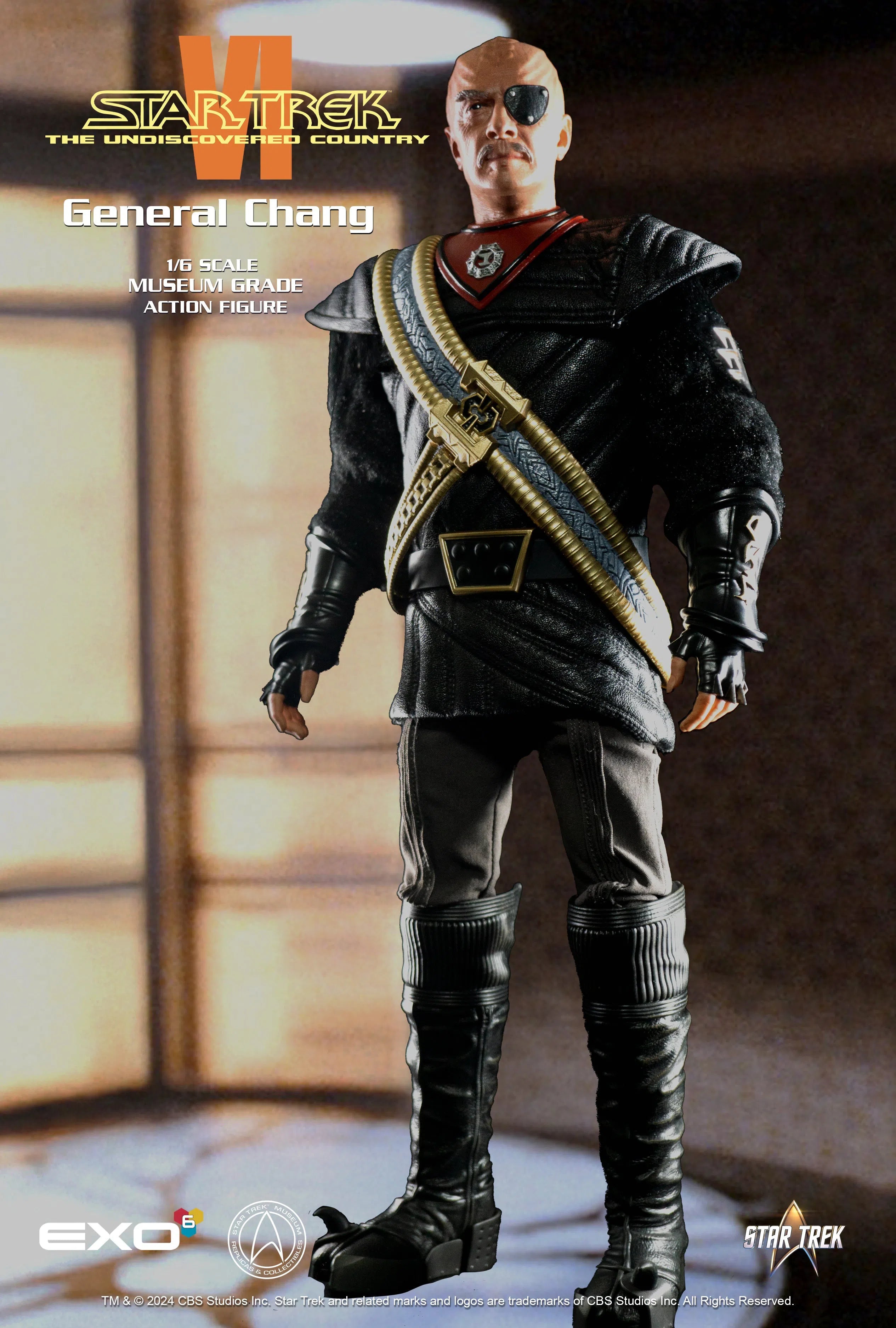 Star Trek: The Undiscovered Country: General Chang: Sixth Scale EXO-6