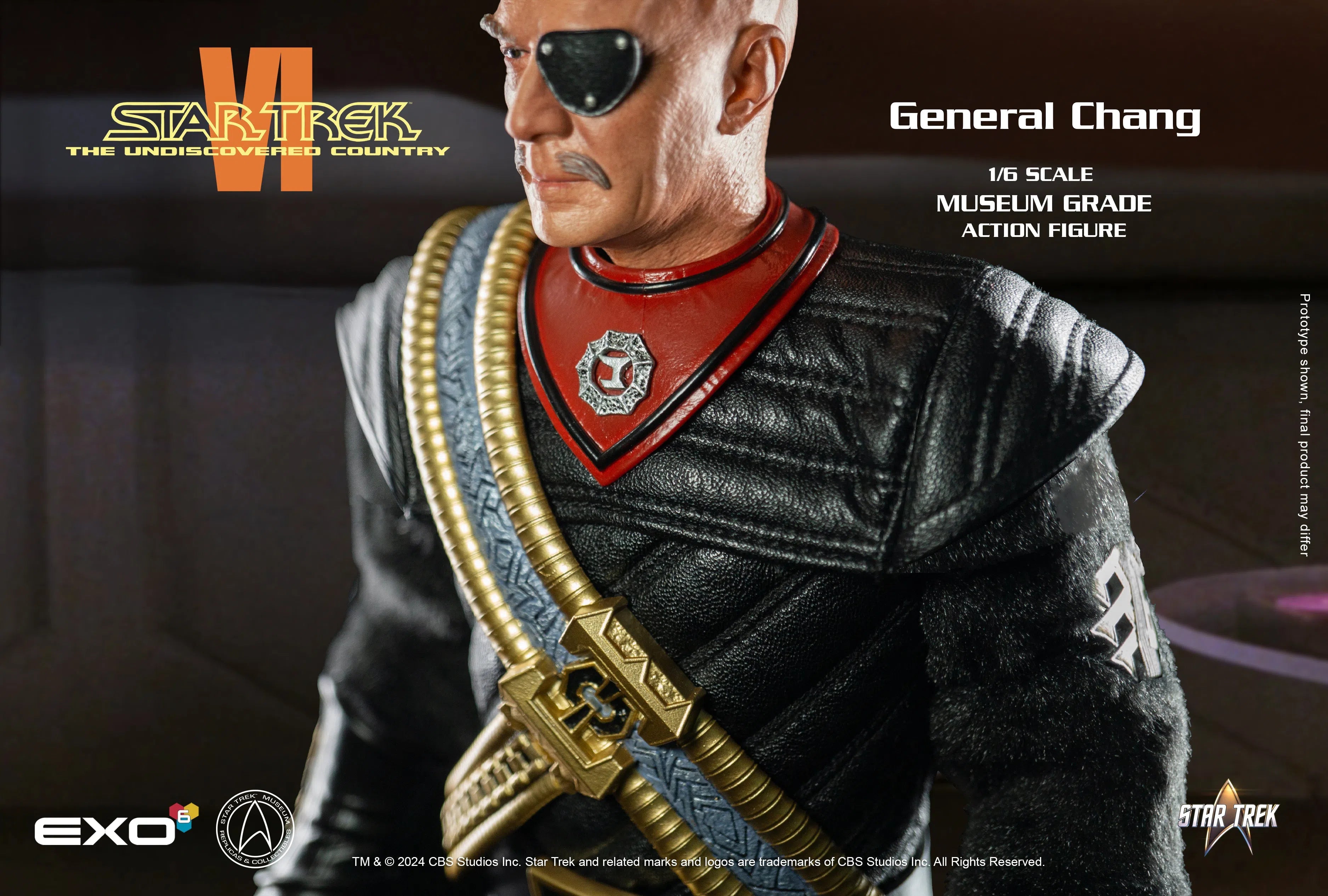 Star Trek: The Undiscovered Country: General Chang: Sixth Scale EXO-6