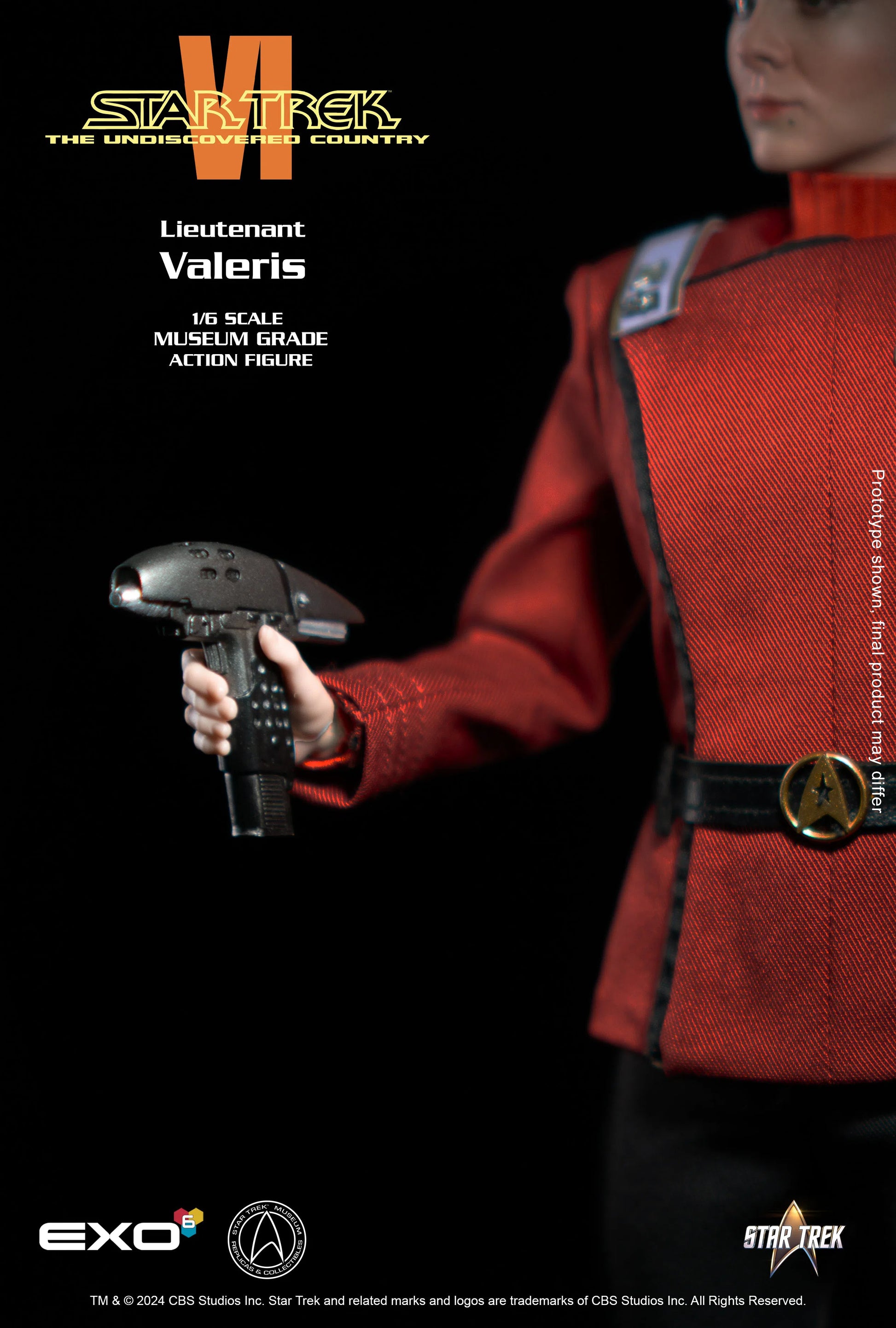 Star Trek VI: The Undiscovered Country: Lt. Valeris - EXO-6 Action Figures