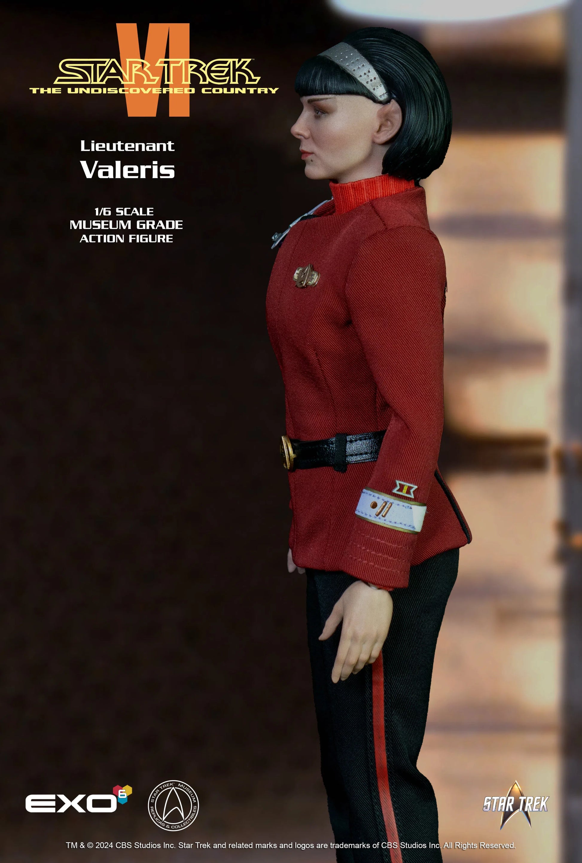 Star Trek VI: The Undiscovered Country: Lt. Valeris: Sixth Scale by EXO-6 – Action Figure, [scale], UK stockist Planet Action Figures
