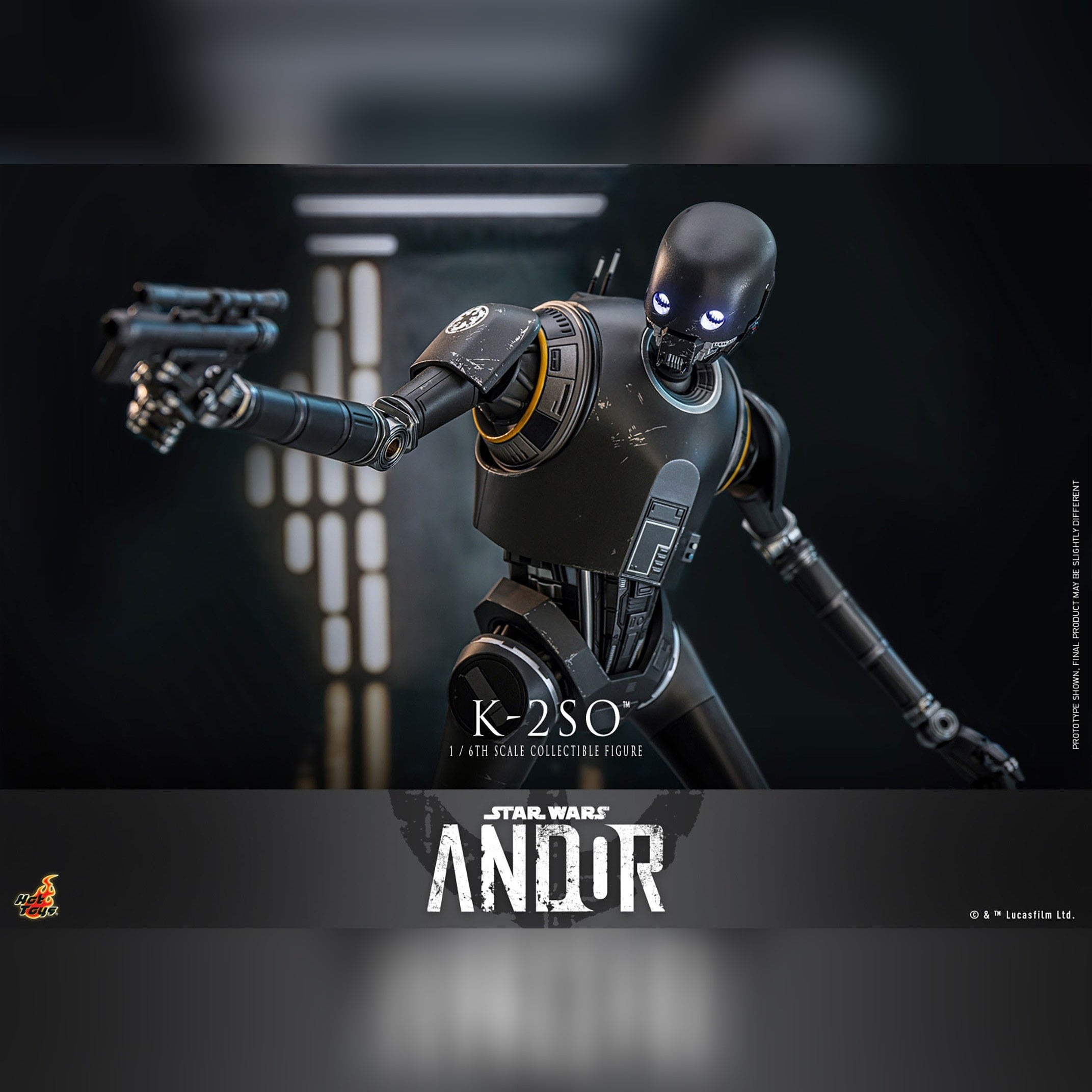 Star Wars: Andor: K-2SO: 1/6th Scale Action Figure: Hot Toys Hot Toys