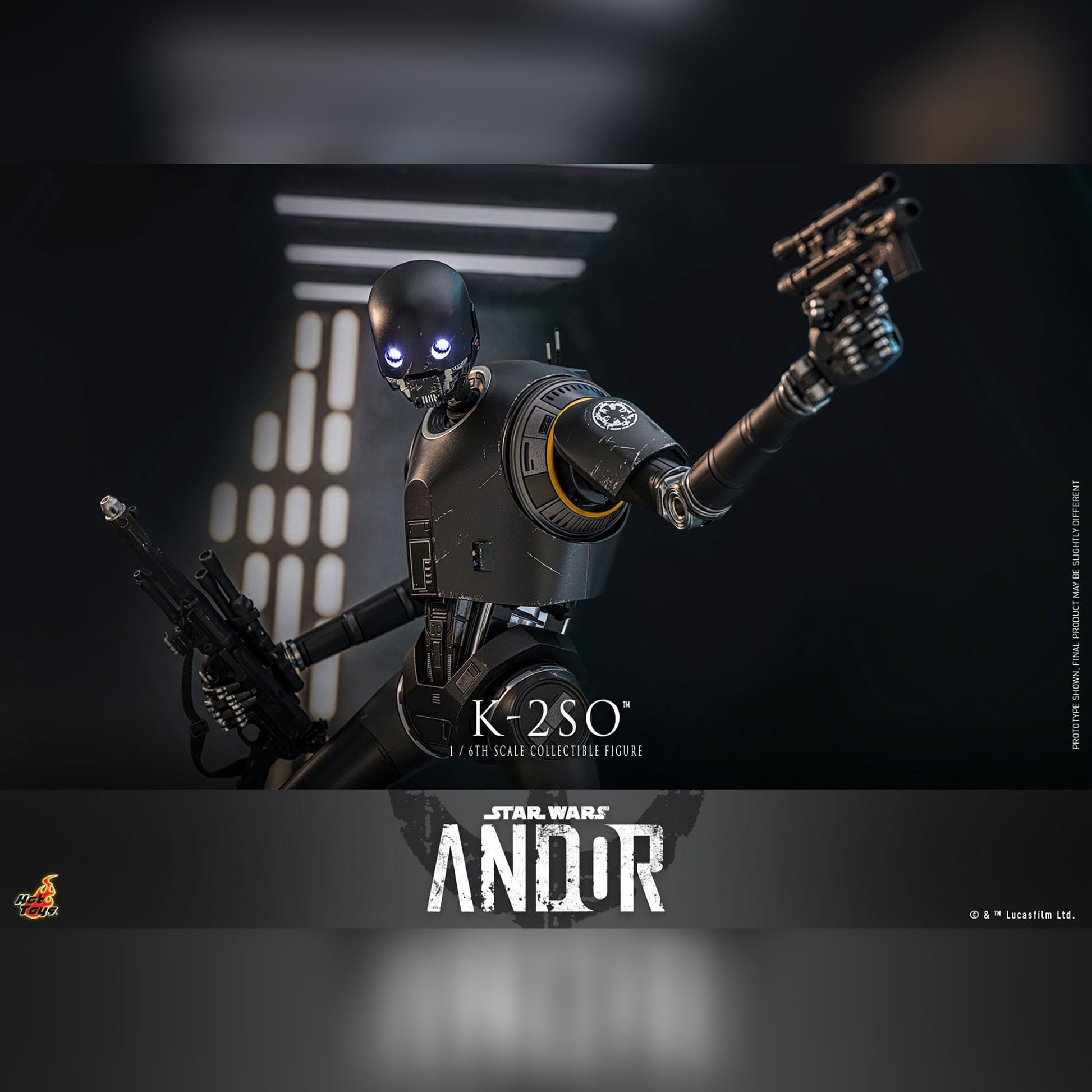 Star Wars: Andor: K-2SO: 1/6th Scale Action Figure: Hot Toys Hot Toys