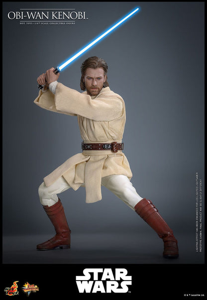 Star Wars: Episode II: Attack Of The Clones: Obi-Wan Kenobi: 1/6th - Hot Toys Action Figures
