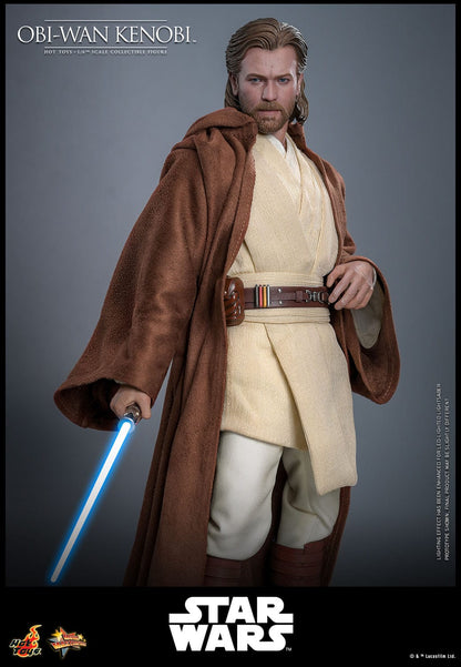 Star Wars: Episode II: Attack Of The Clones: Obi-Wan Kenobi: 1/6th - Hot Toys Action Figures