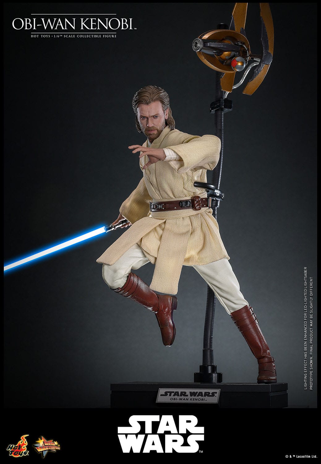 Star Wars: Episode II: Attack Of The Clones: Obi-Wan Kenobi: 1/6th Scale Action Figure: Hot Toys Hot Toys