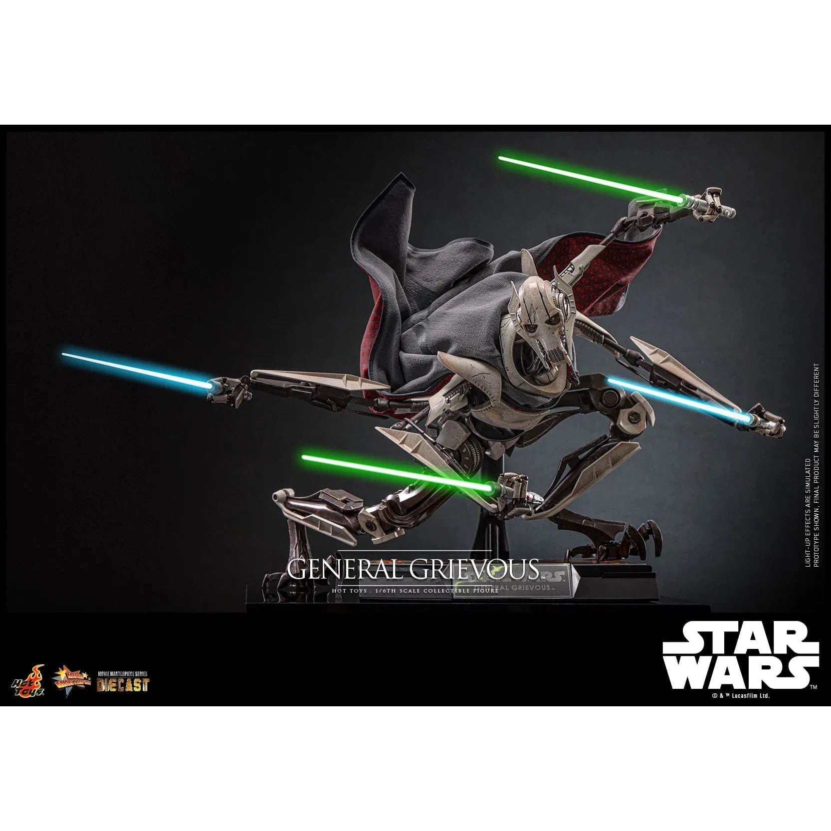 Star Wars: Episode III: Revenge Of The Sith: General Grievous: Diecast: Hot Toys Hot Toys