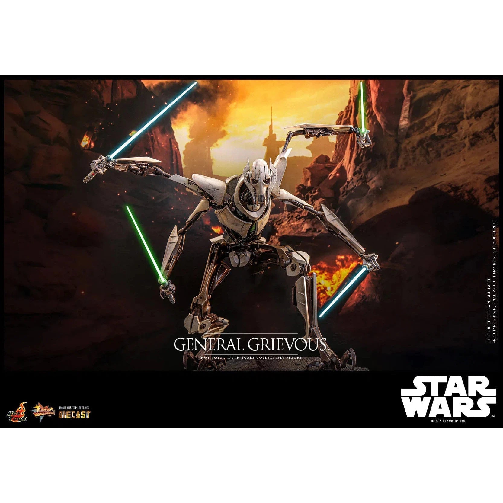 Star Wars: Episode III: Revenge Of The Sith: General Grievous: Diecast: Hot Toys Hot Toys