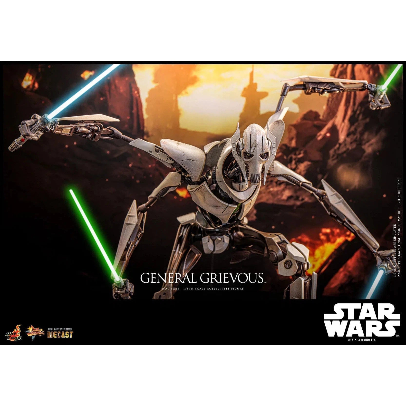 Star Wars: Episode III: Revenge Of The Sith: General Grievous: Diecast: Hot Toys Hot Toys