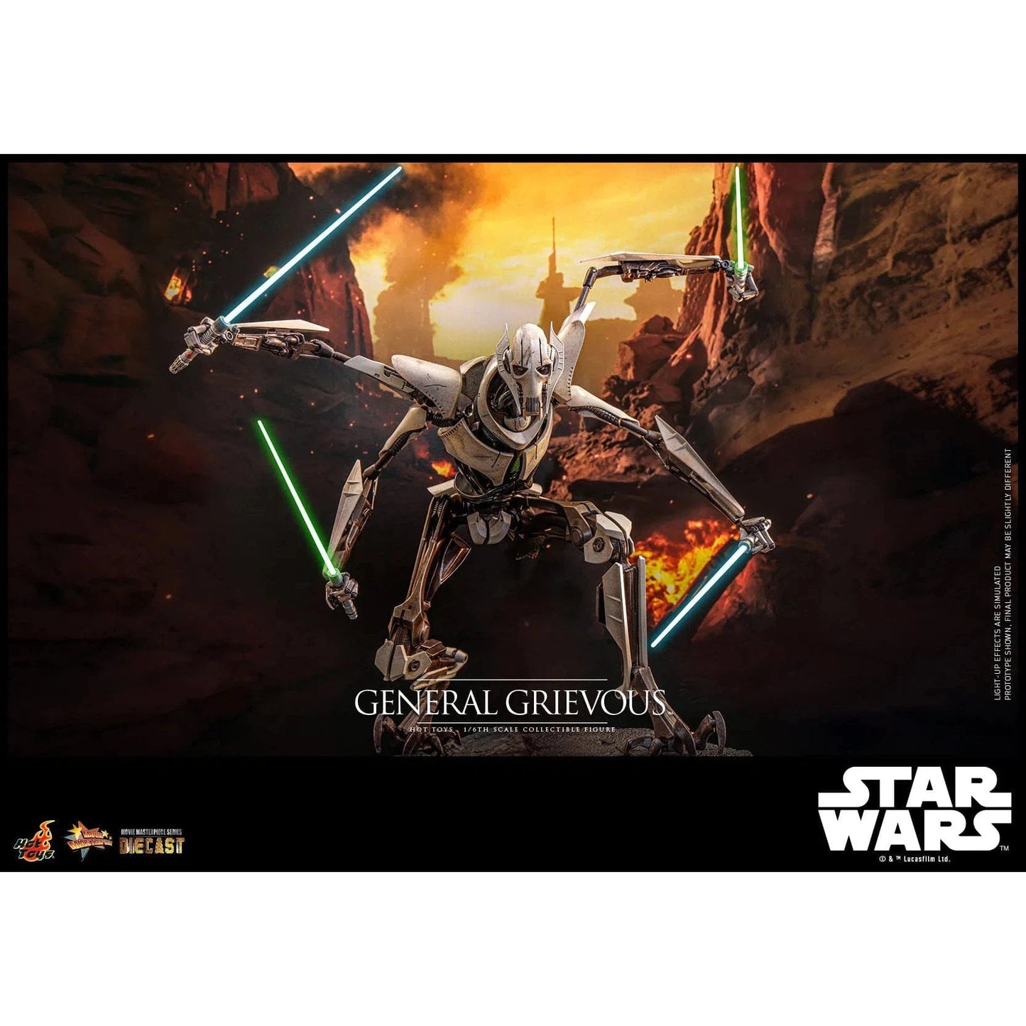 Star Wars: Episode III: Revenge Of The Sith: General Grievous: Diecast: Hot Toys Hot Toys