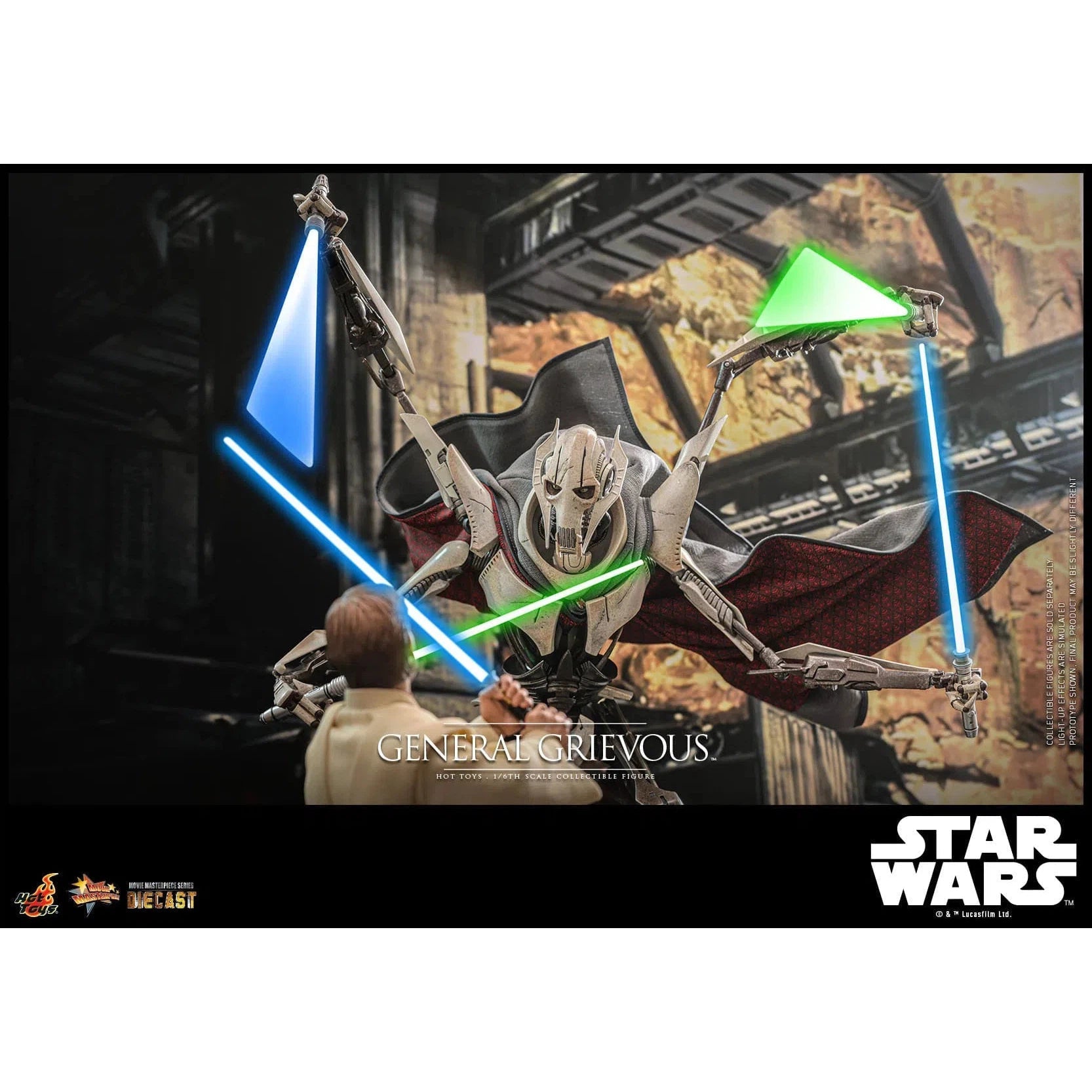 Star Wars: Episode III: Revenge Of The Sith: General Grievous: Diecast: Hot Toys Hot Toys