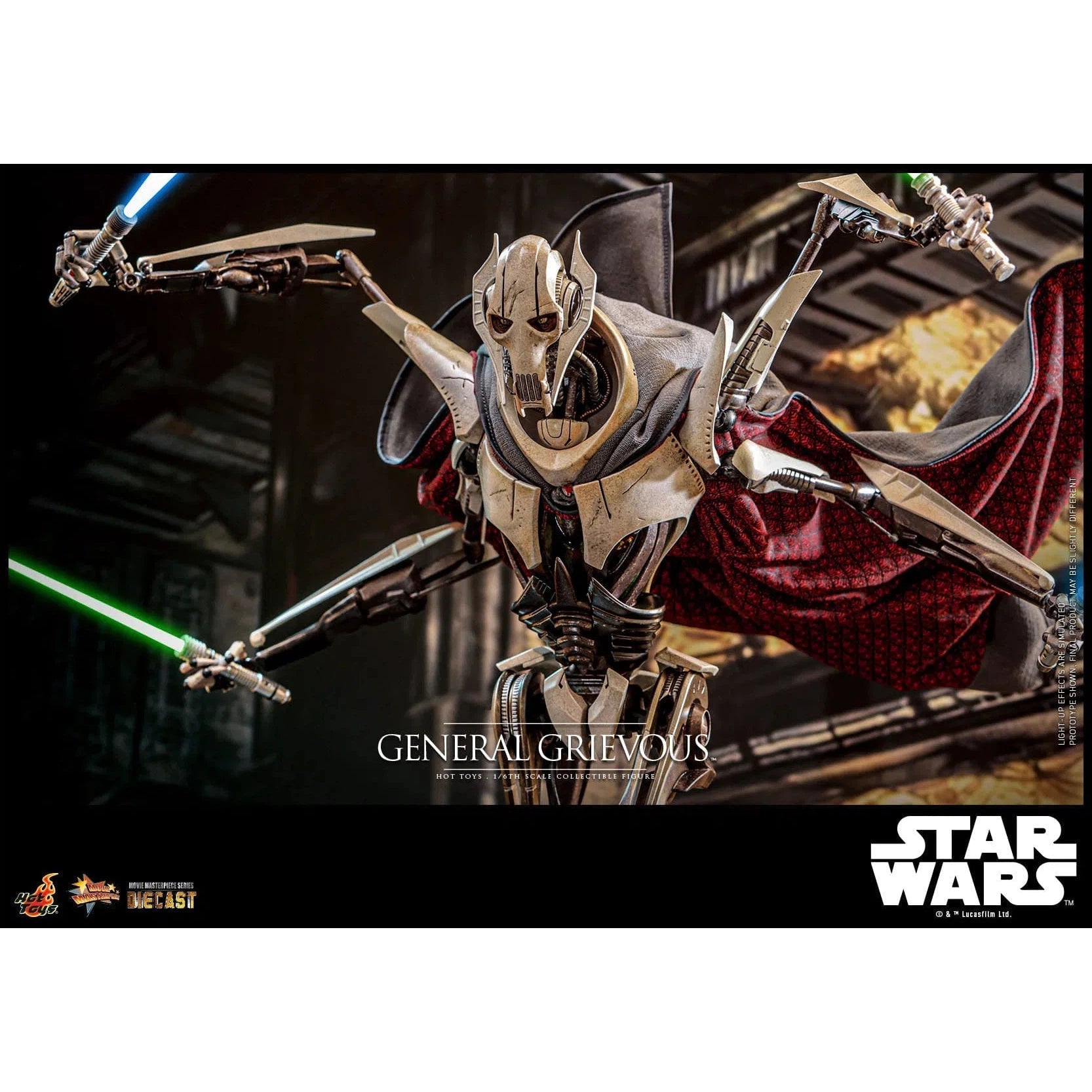 Star Wars: Episode III: Revenge Of The Sith: General Grievous: Diecast: Hot Toys Hot Toys