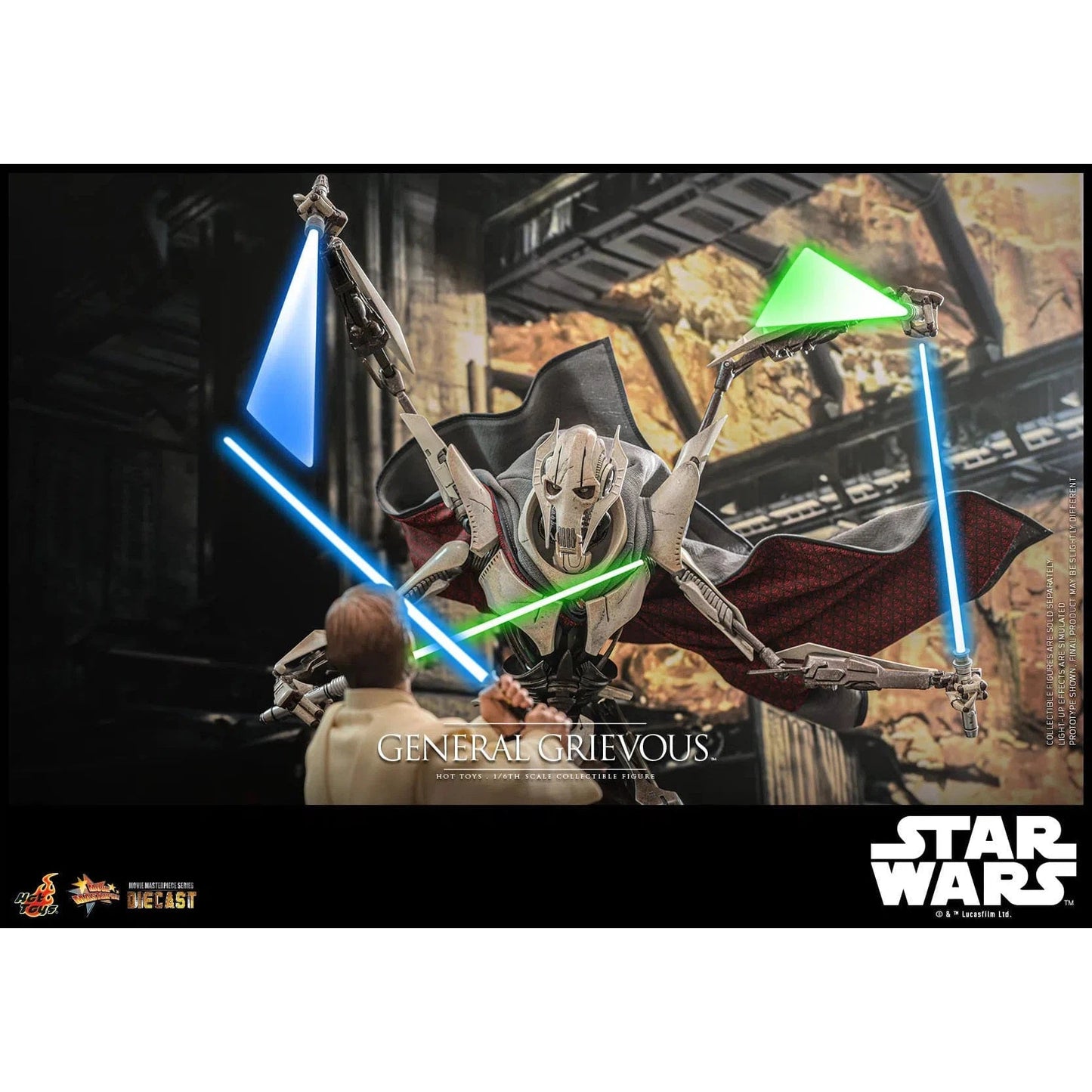 Star Wars: Episode III: Revenge Of The Sith: General Grievous: Diecast: Hot Toys Hot Toys