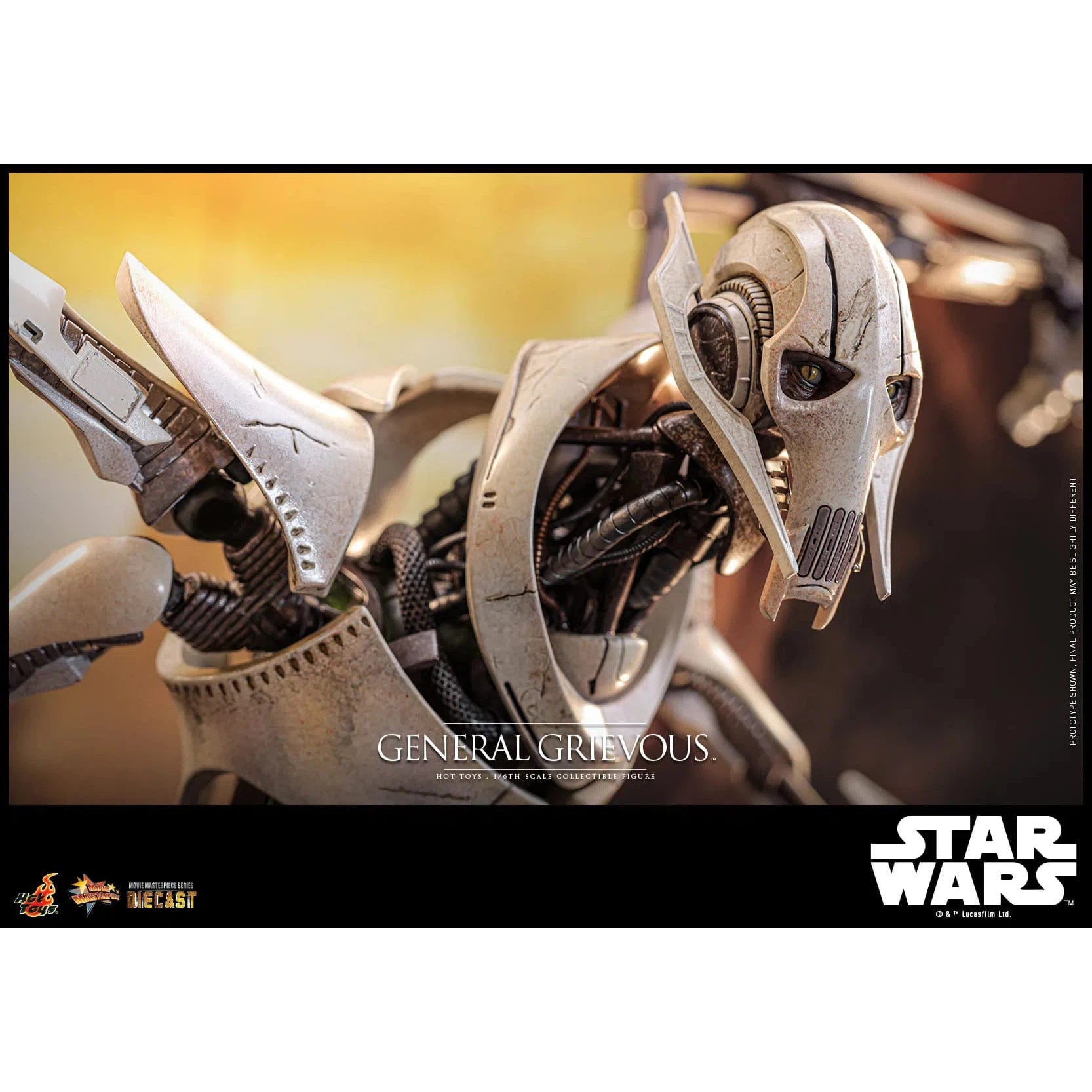 Star Wars: Episode III: Revenge Of The Sith: General Grievous: Diecast: Hot Toys Hot Toys