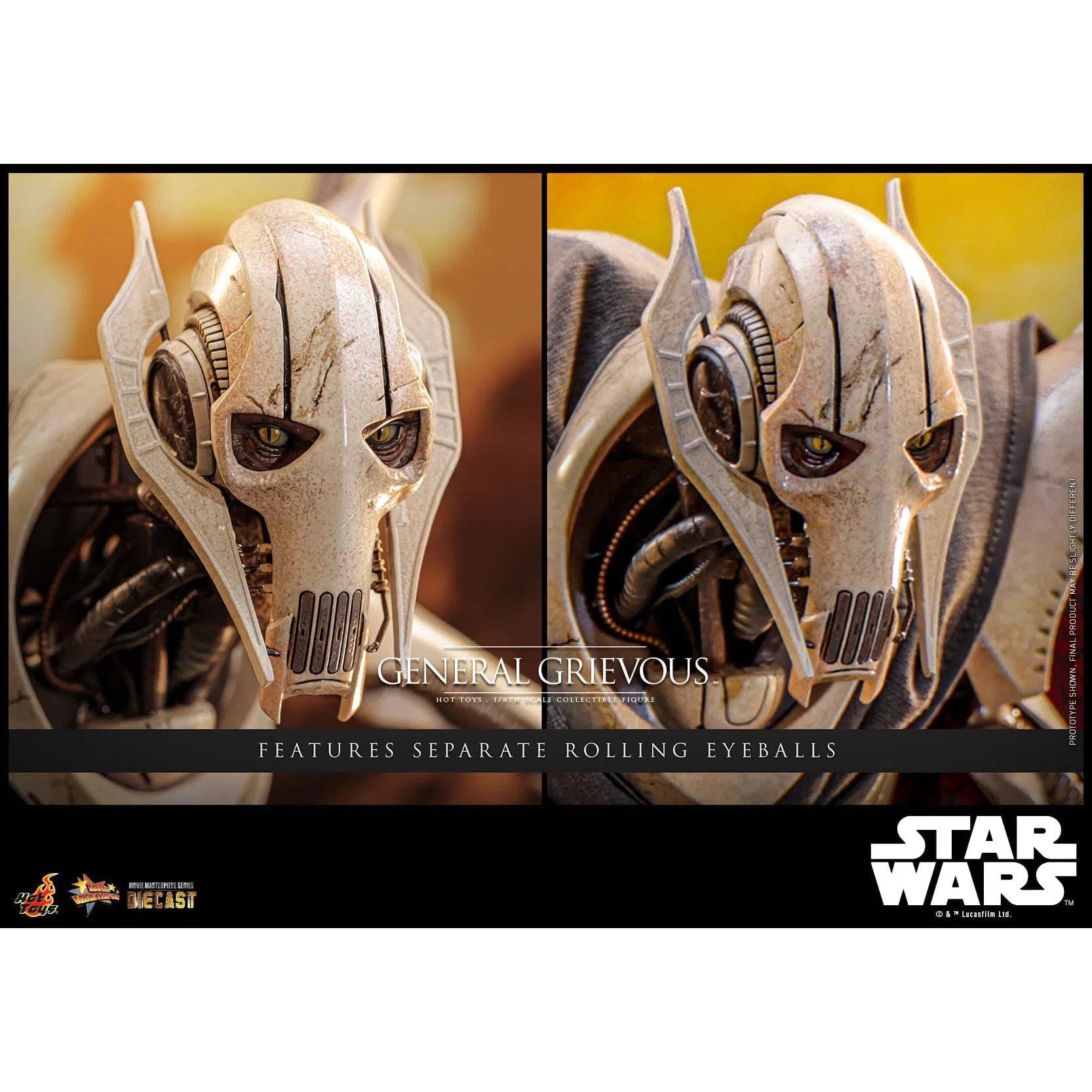 Star Wars: Episode III: Revenge Of The Sith: General Grievous: Diecast: Hot Toys Hot Toys