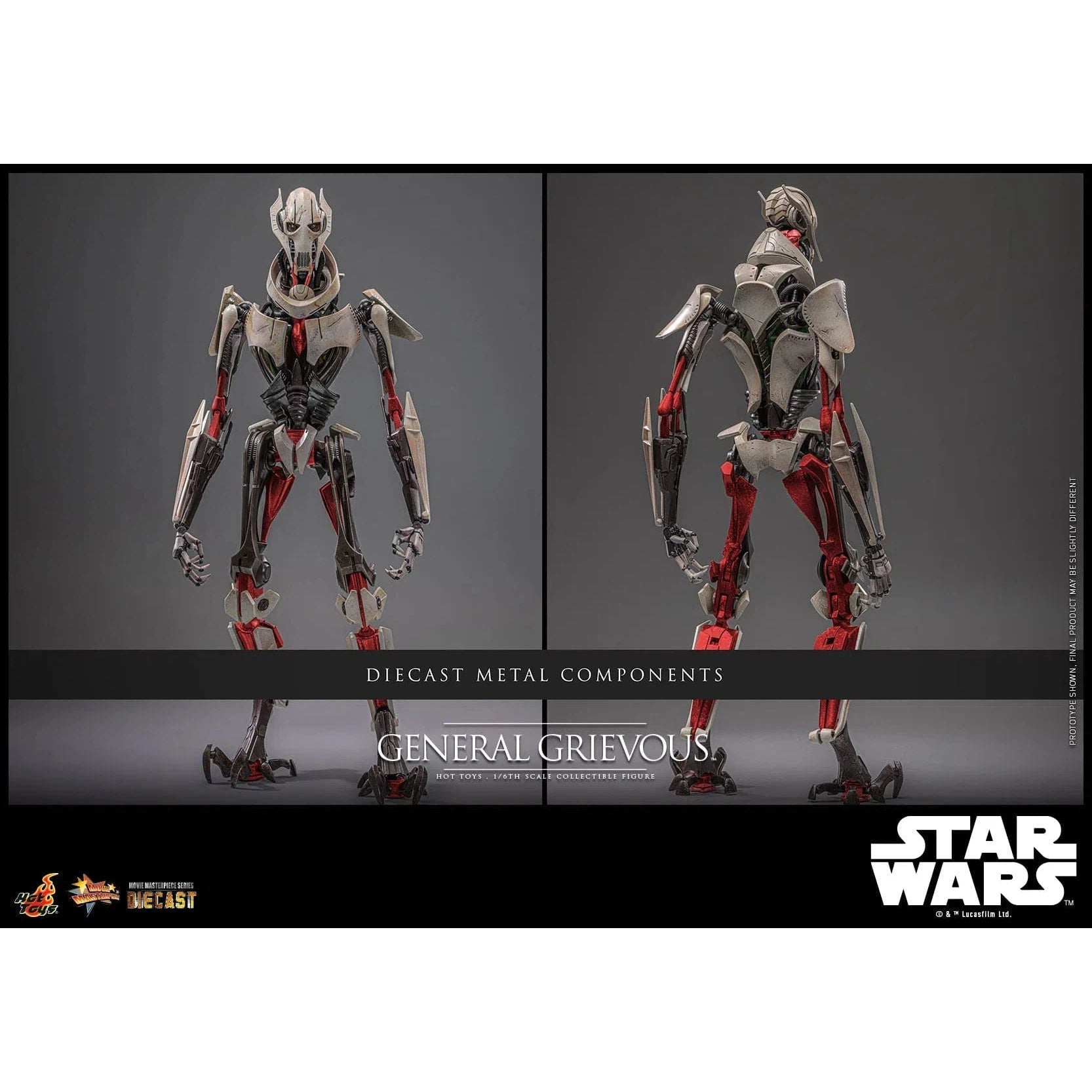 Star Wars: Episode III: Revenge Of The Sith: General Grievous: Diecast: Hot Toys Hot Toys