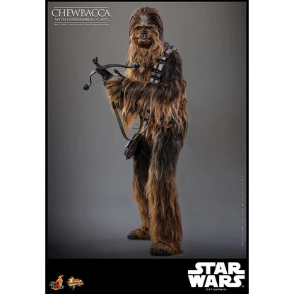 Star Wars: Episode V: The Empire Strikes Back: Chewbacca With Disassembled C-3PO - Hot Toys Action Figure
