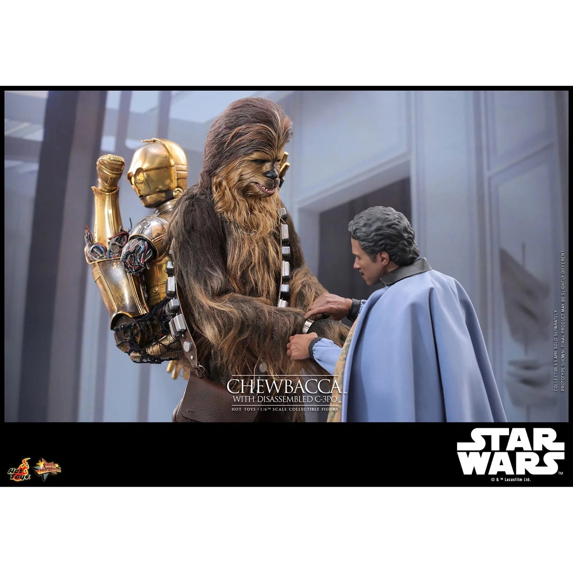 Star Wars: Episode V: The Empire Strikes Back: Chewbacca With Disassembled C-3PO Hot Toys
