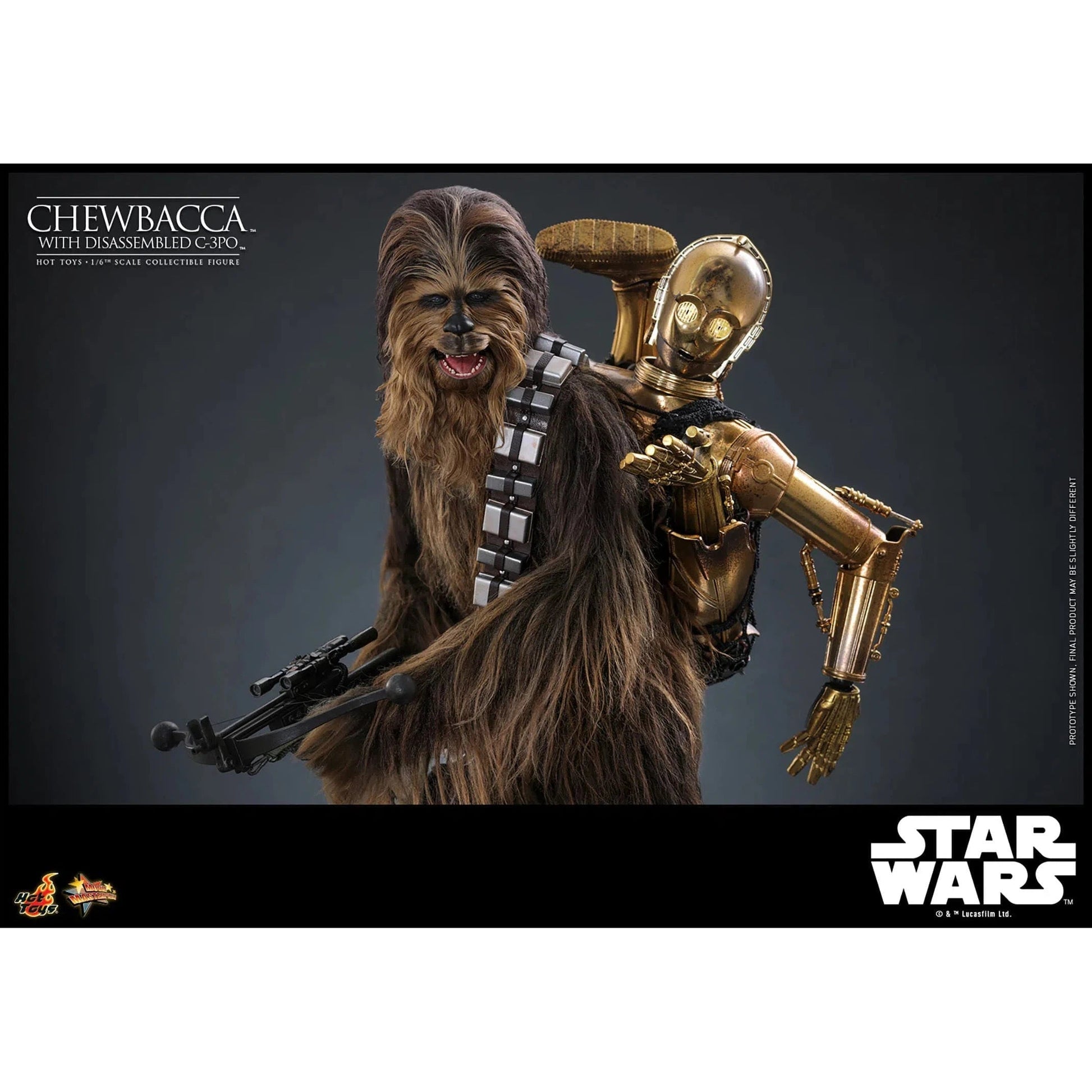 Star Wars: Episode V: The Empire Strikes Back: Chewbacca With Disassembled C-3PO Hot Toys