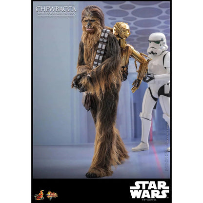 Star Wars: Episode V: The Empire Strikes Back: Chewbacca With Disassembled C-3PO - Hot Toys Action Figure