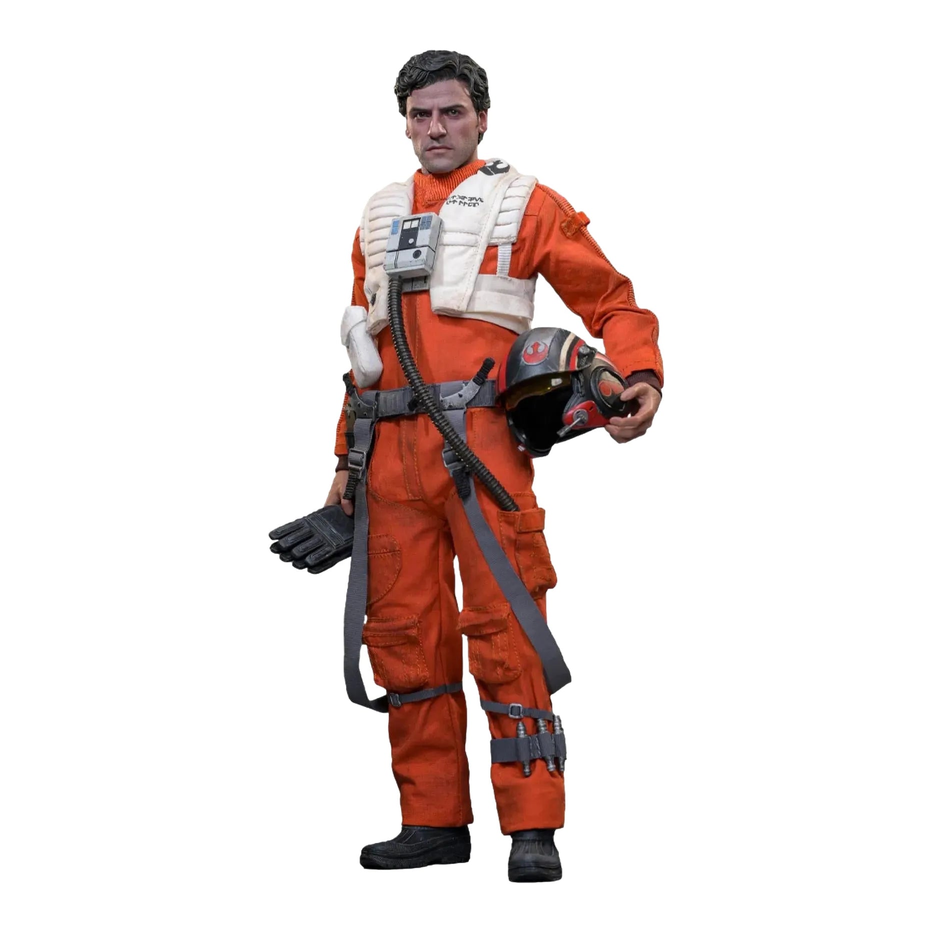 Star Wars: Episode VII: The Force Awakens: Poe Dameron: 1/6th Action Figure - Hot Toys Action Figures