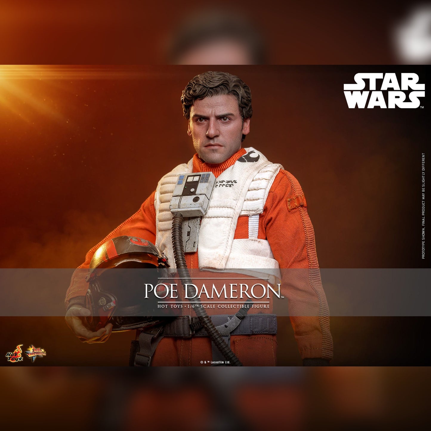 Star Wars: Episode VII: The Force Awakens: Poe Dameron: 1/6th Action Figure: Hot Toys by Hot Toys – Action Figure, [scale], UK stockist Planet Action Figures