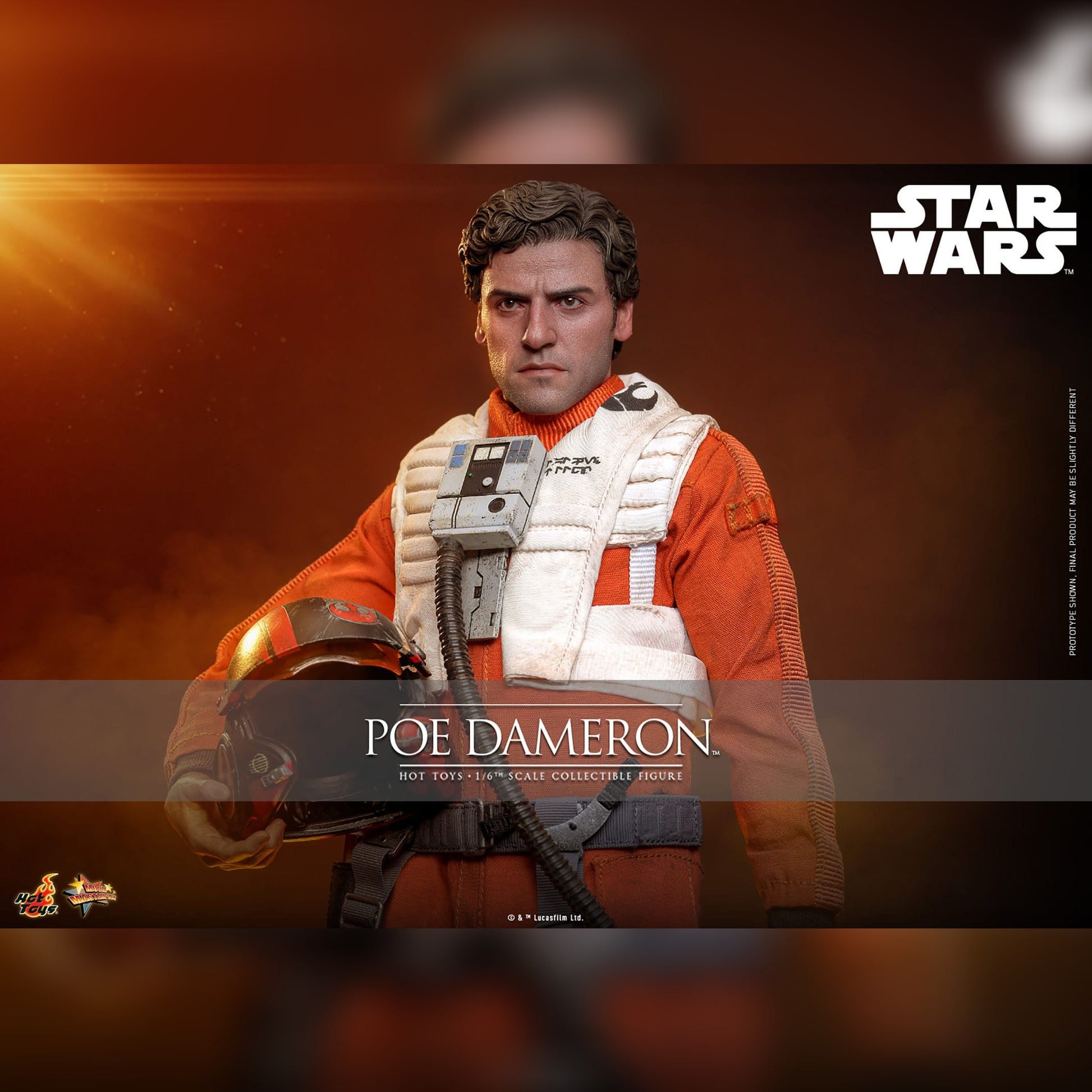 Star Wars: Episode VII: The Force Awakens: Poe Dameron: 1/6th Action Figure: Hot Toys by Hot Toys – Action Figure, [scale], UK stockist Planet Action Figures