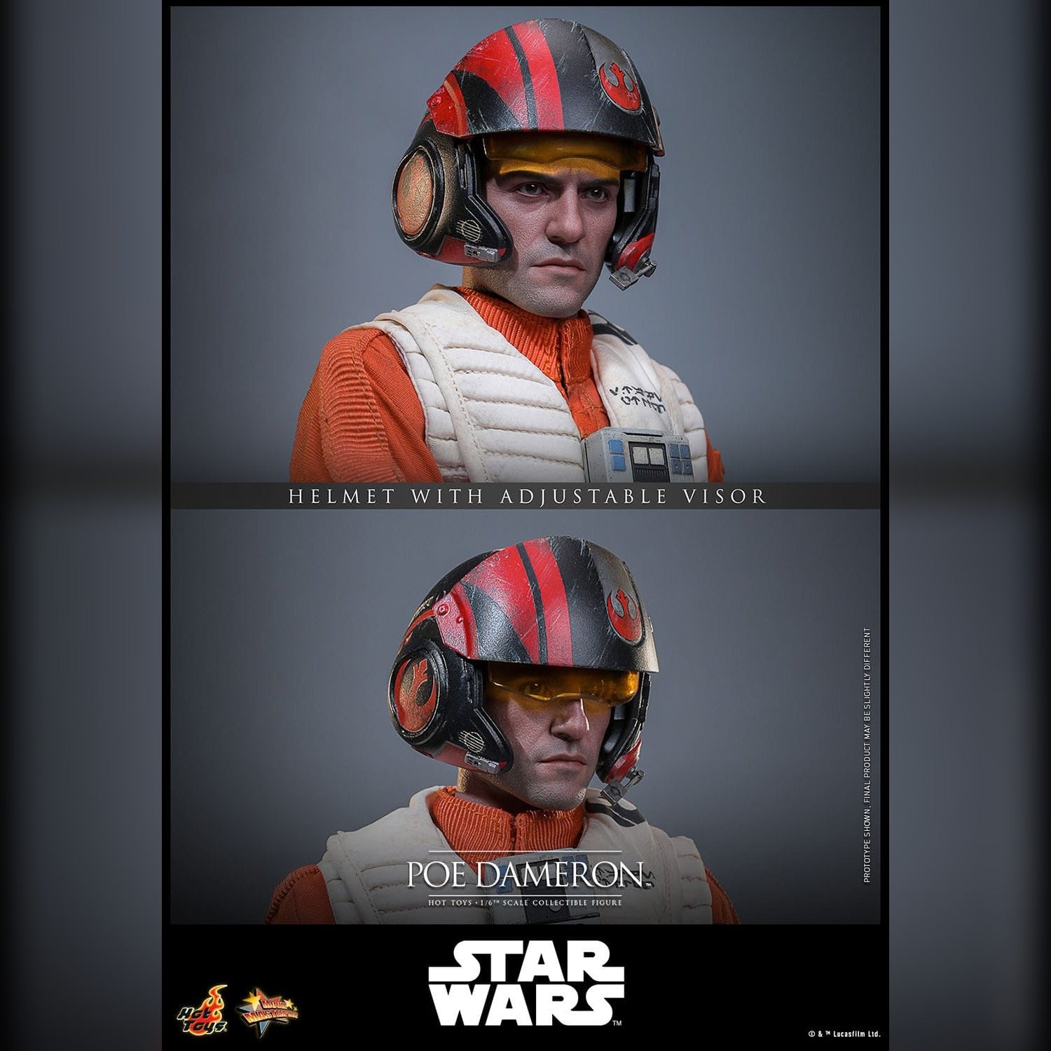 Star Wars: Episode VII: The Force Awakens: Poe Dameron: 1/6th Action Figure: Hot Toys by Hot Toys – Action Figure, [scale], UK stockist Planet Action Figures